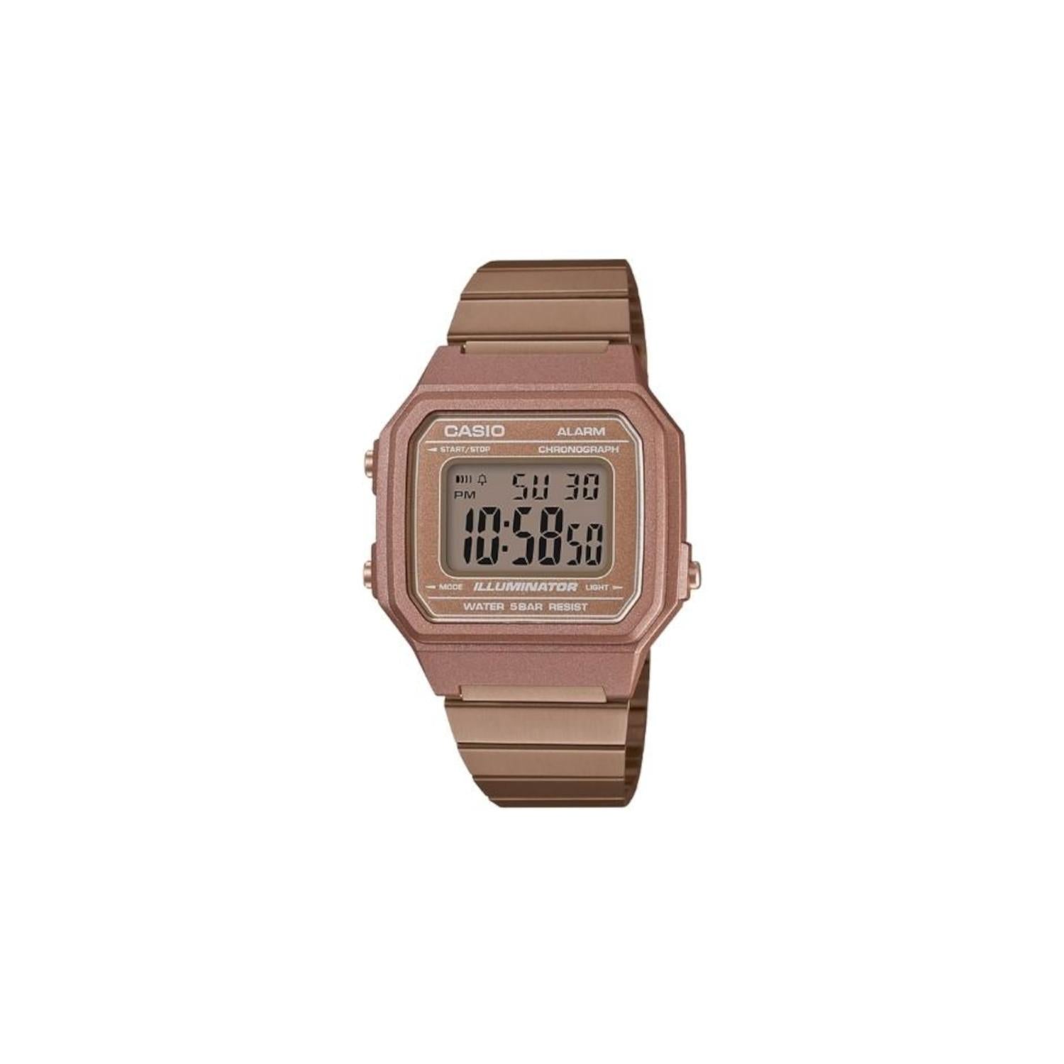 Reloj CASIO B650WC-5AVT Vintage Retro-Oro rosa – Watch2gomx