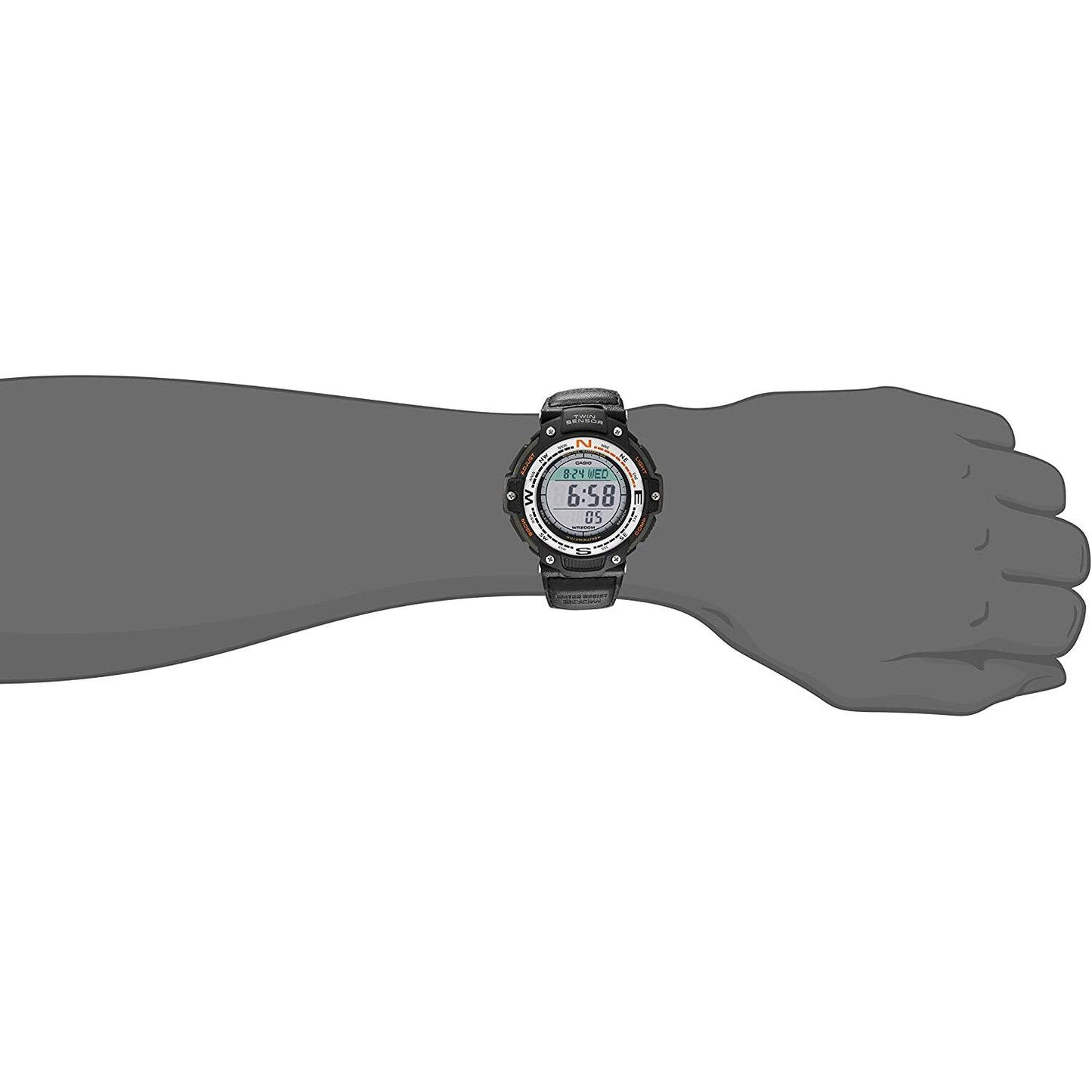 Reloj CASIO SGW-100-3AVCF Twin Sensor Sport-Negro