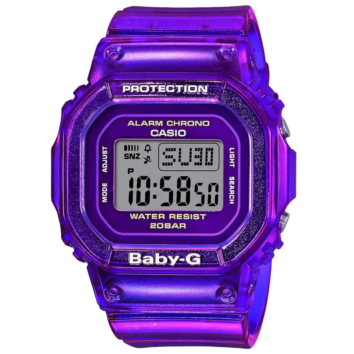 Reloj CASIO BGD-560S-6CR Baby-G Alarm Chrono-Morado – Watch2gomx