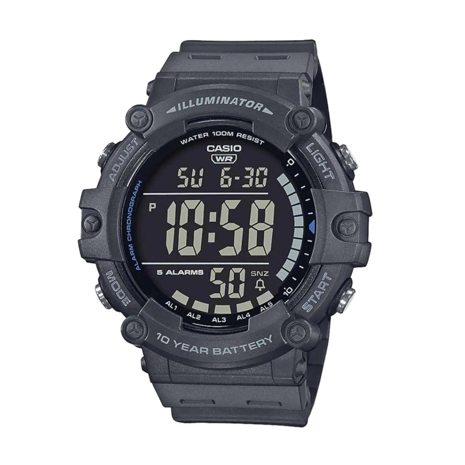 Reloj CASIO AE-1500WH-8BVCF Illuminator Dual Time-Gris – Watch2gomx