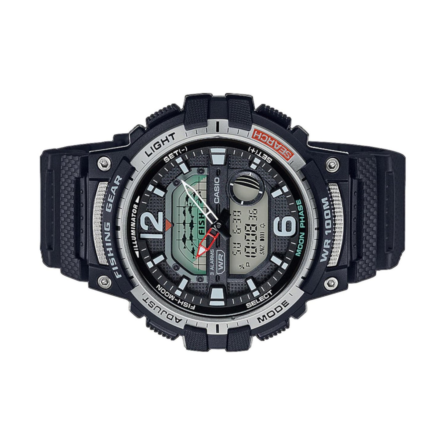 Reloj CASIO WSC-1250H-1AVCF Fishing Gear Illuminator-Negro