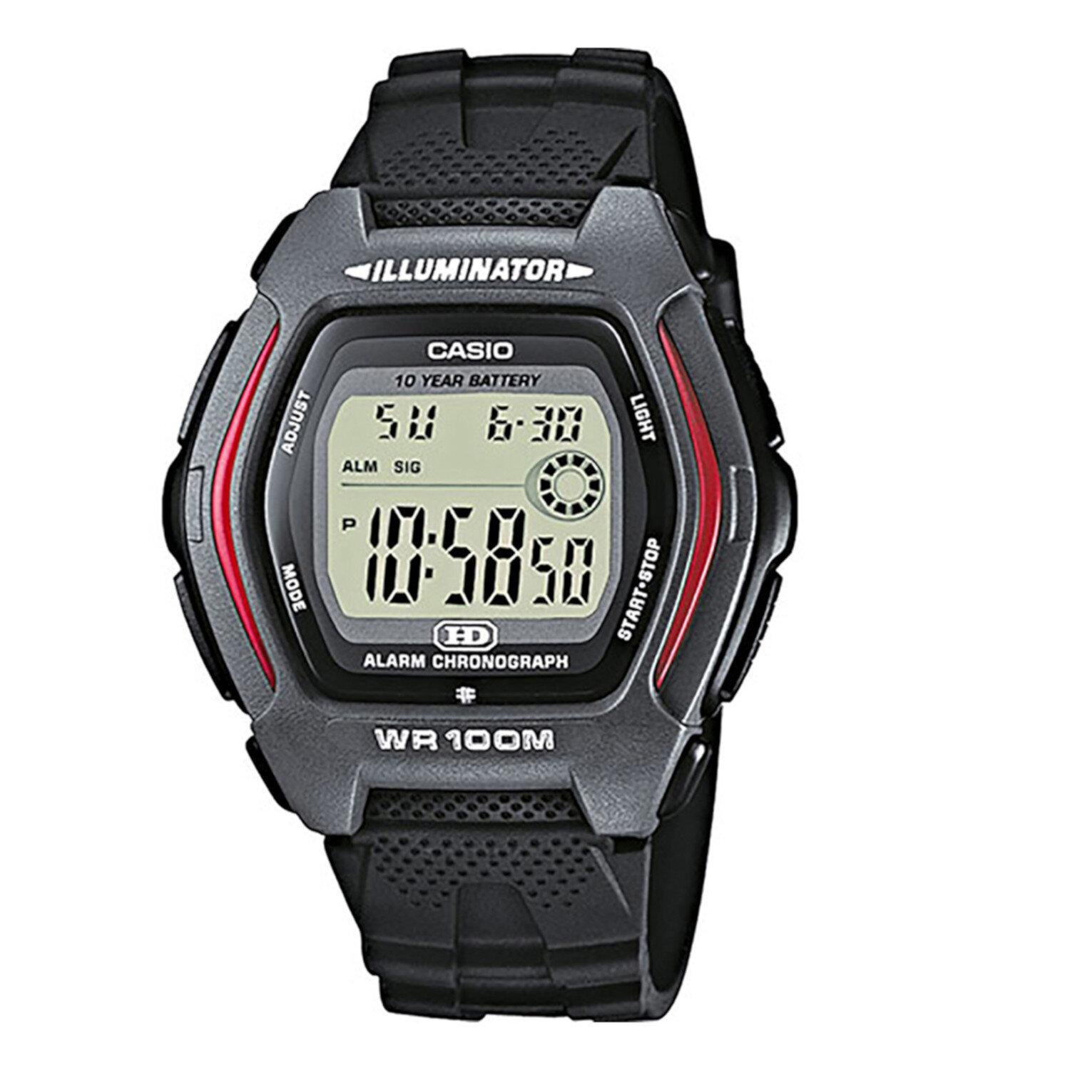 Reloj CASIO HDD-600-1AVCF Illuminator 10 Year Battery-Negro