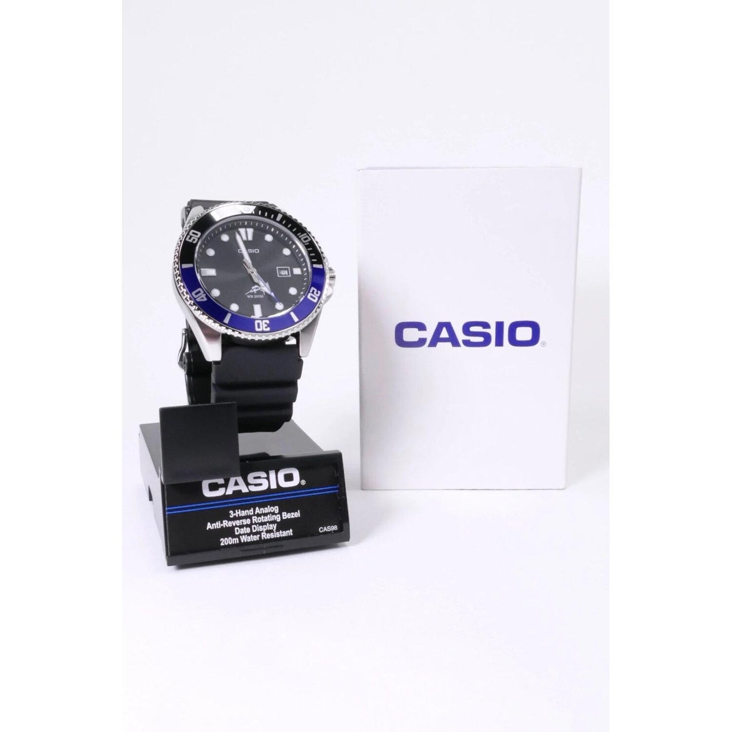 Reloj Casio MDV-106B-1A1VCF Marlin con Bisel giratorio-Negro
