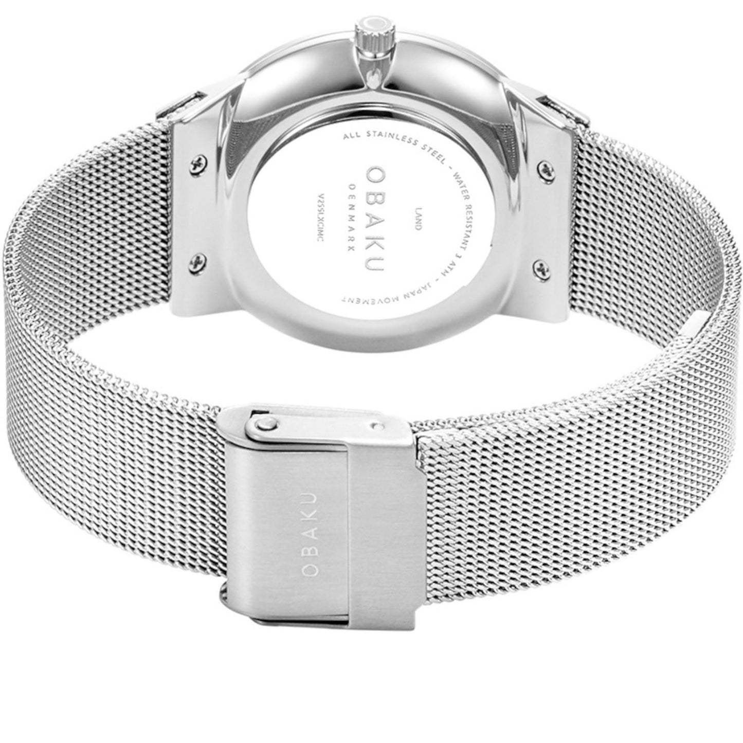 Reloj Obaku Denmark V255LXCIMC Land Clásico minimalista -Acero