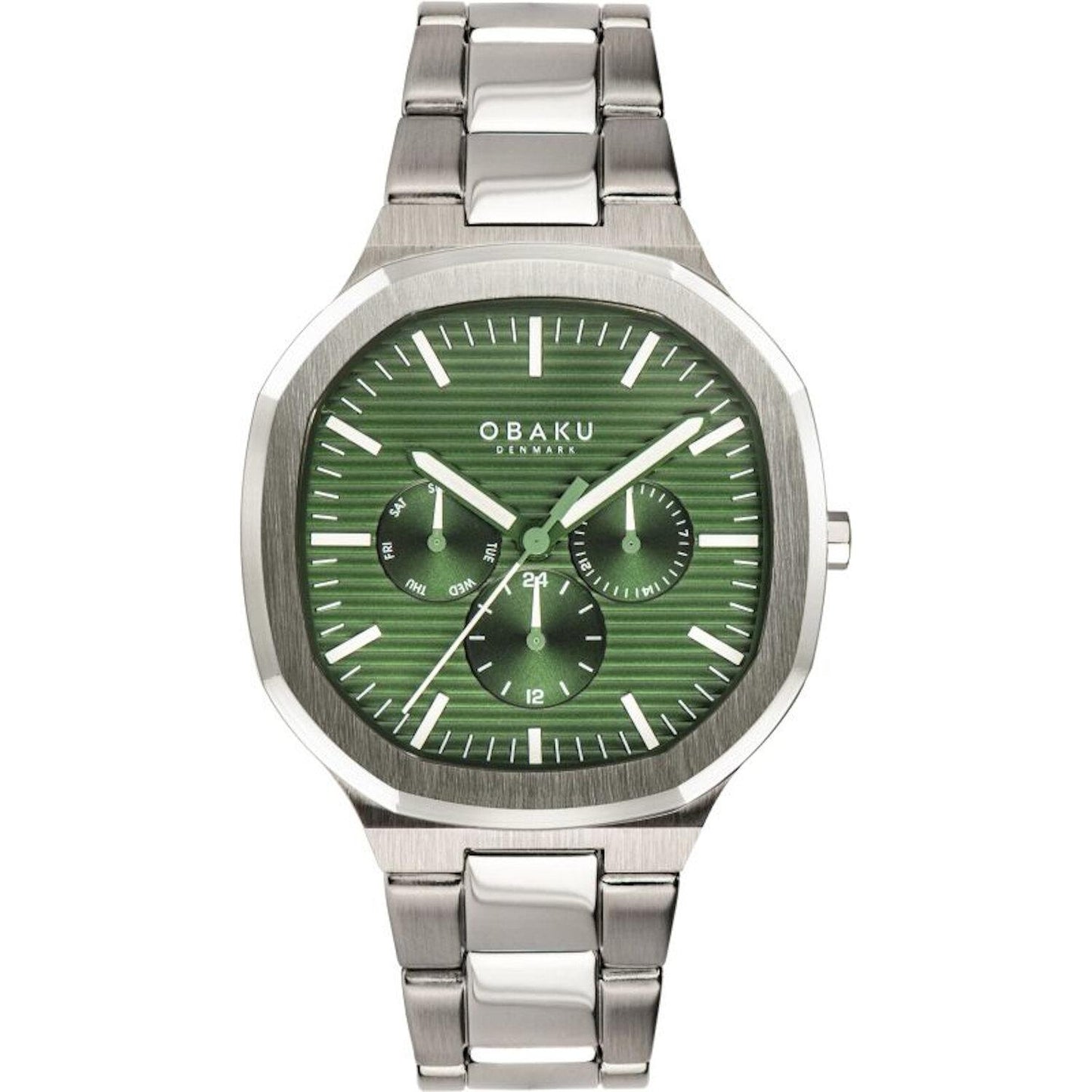 Reloj Obaku Denmark V275GMCESC Men´s Multifunción-Verde