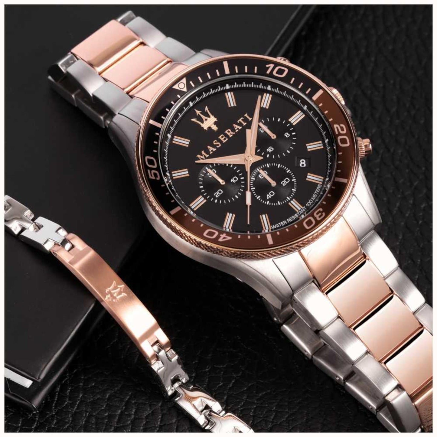 Reloj Maserati R8873640010 Maserati Sfida Cronógrafo-Negro