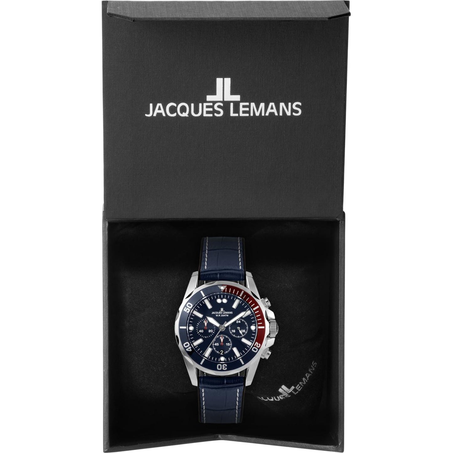 Reloj Jacques Lemans 1-2091B Liverpool Cronógrafo-Azul