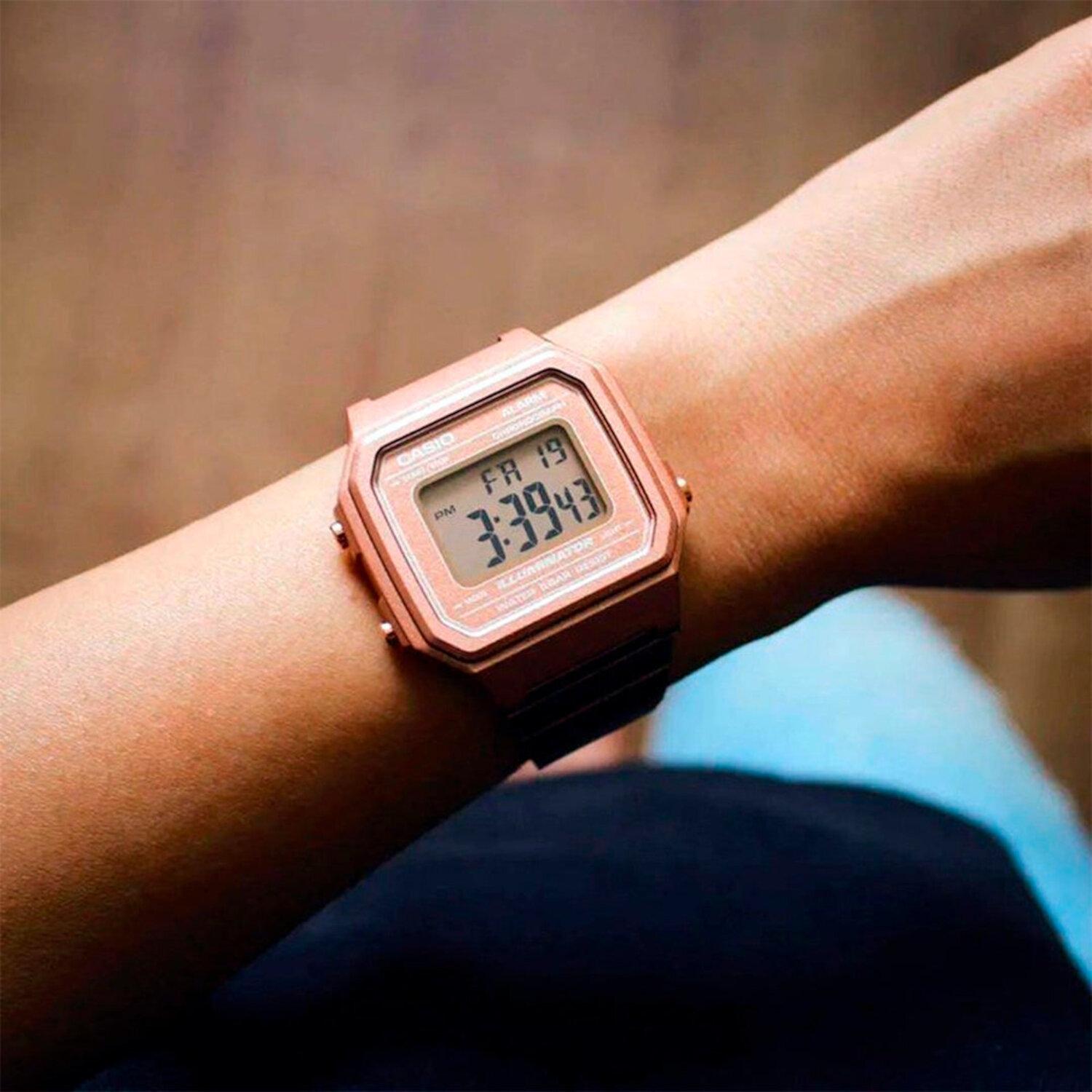 Reloj CASIO B650WC-5AVT Vintage Retro-Oro rosa – Watch2gomx