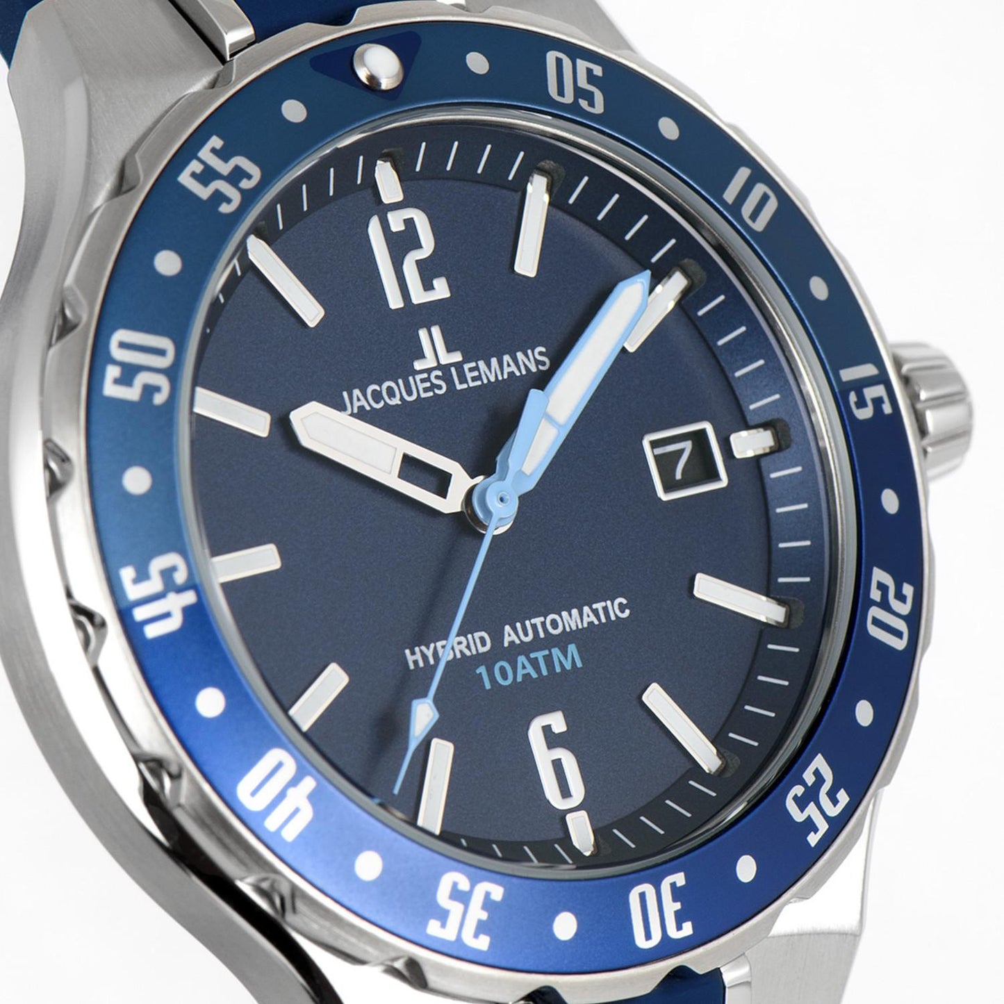 Reloj Jacques Lemans 1-2109C Hybromatic Híbrido automático-Azul