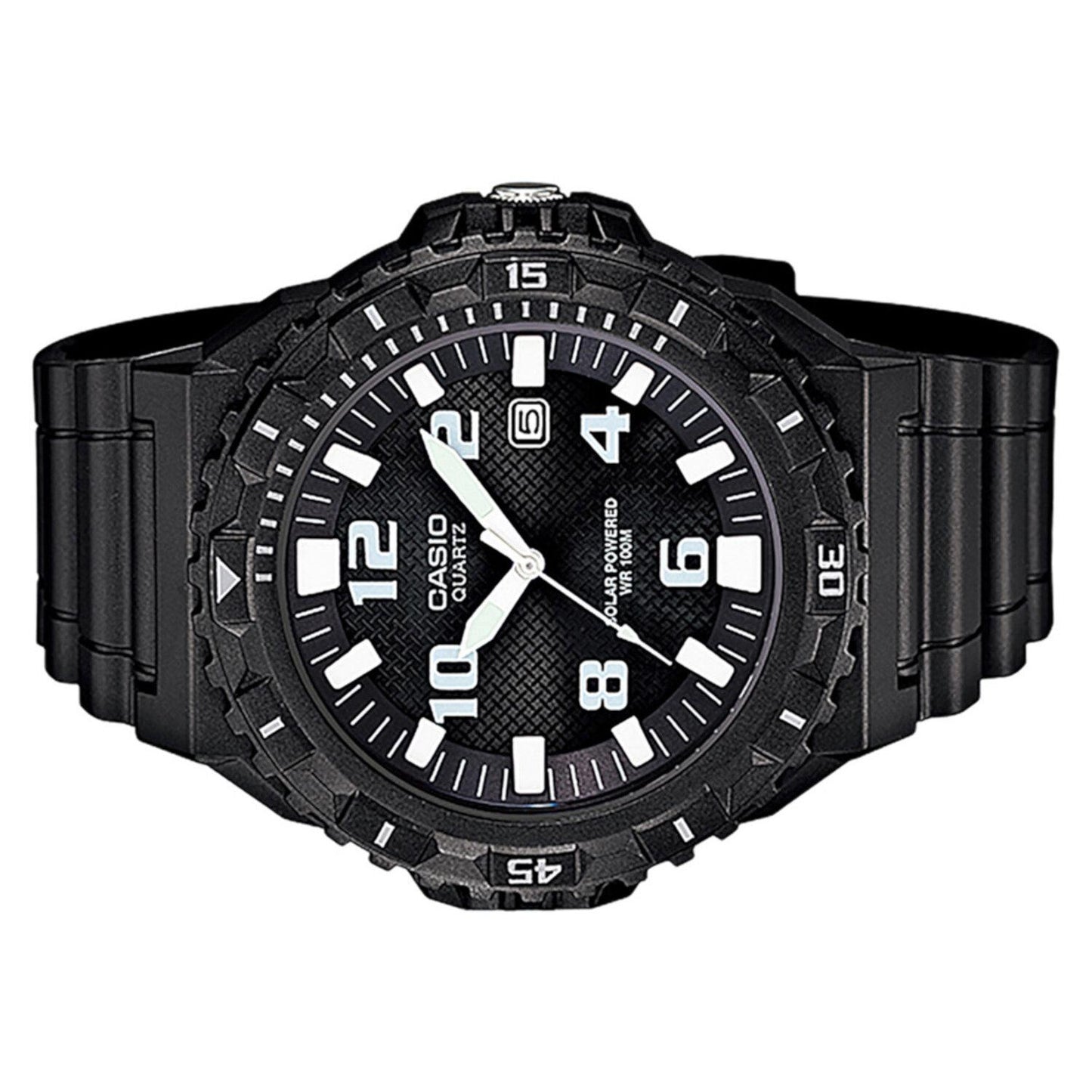 Reloj CASIO MRW-S300H-1BVCF Diver-look Solar Powered-Negro