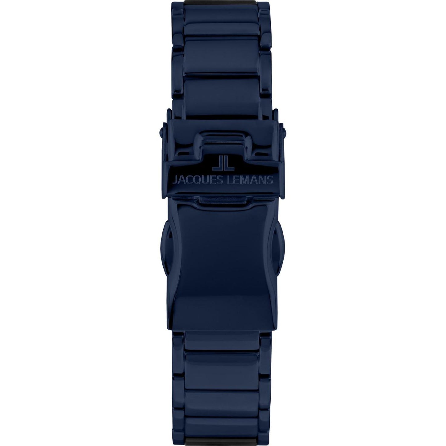 Reloj Jacques Lemans 42-8I Ceramic Cáratula negra con detalles azules-Negro