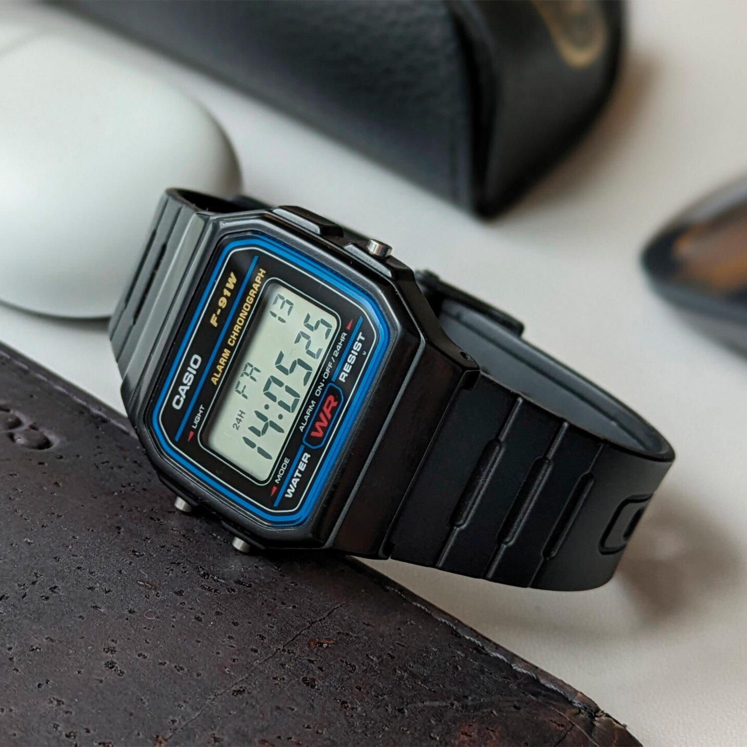 Reloj CASIO F-91W-1X Classic Retro-Negro – Watch2gomx