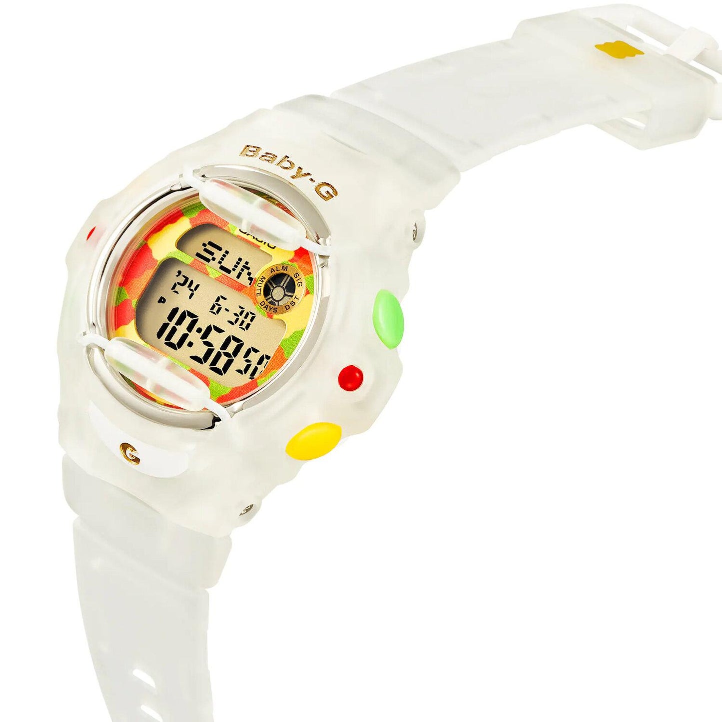 Reloj CASIO BG-169HRB-7CR BABY-G HARIBO-Blanco