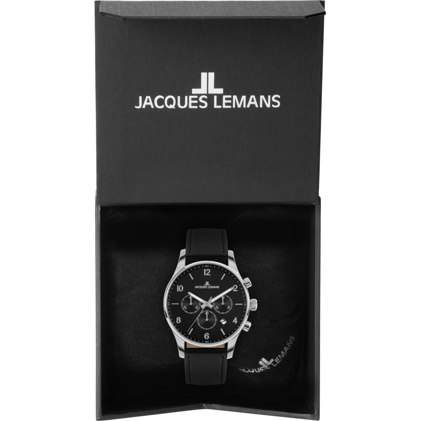 Reloj Jacques Lemans 1-2126A London Cronógrafo-Negro