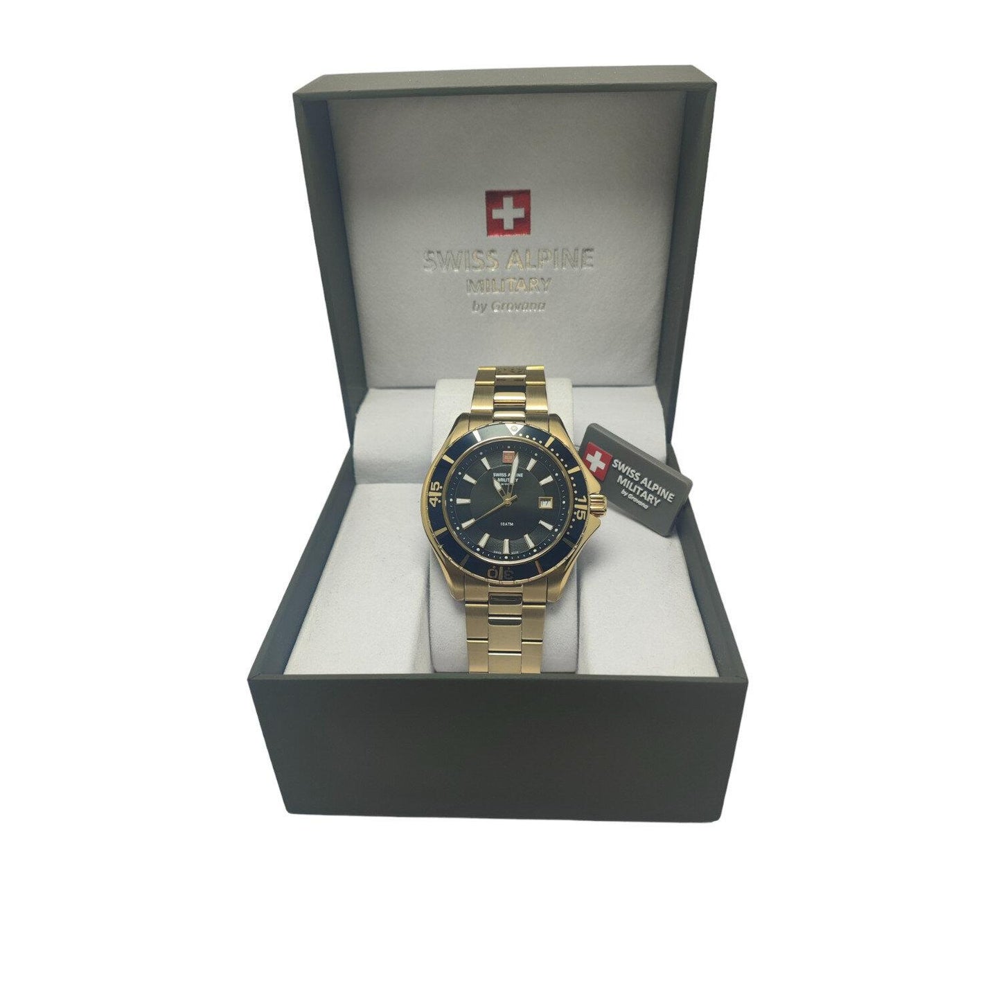 Reloj SWISS ALPINE MILITARY 7040.1117SAM Nautilus Classic-Dorado