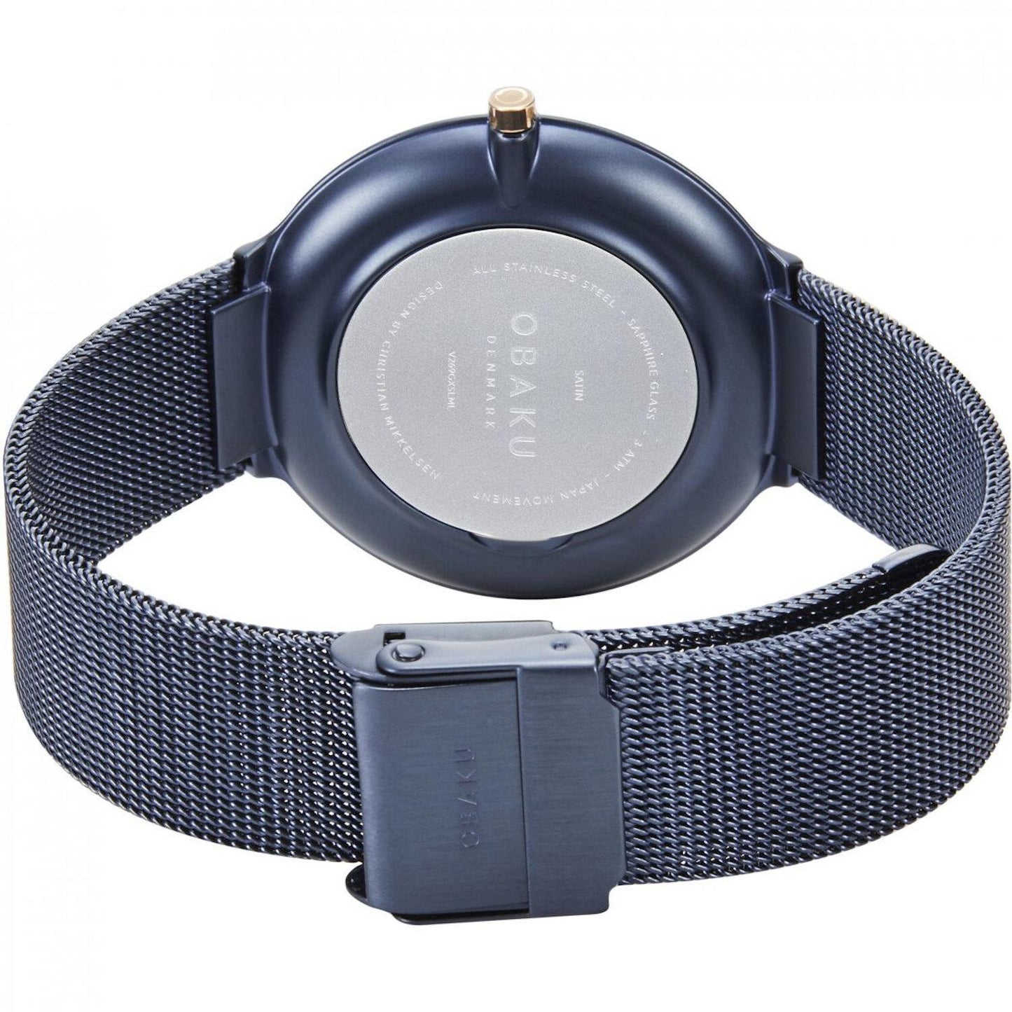 Reloj Obaku Denmark V269GXSLML Satin Clásico-Azul