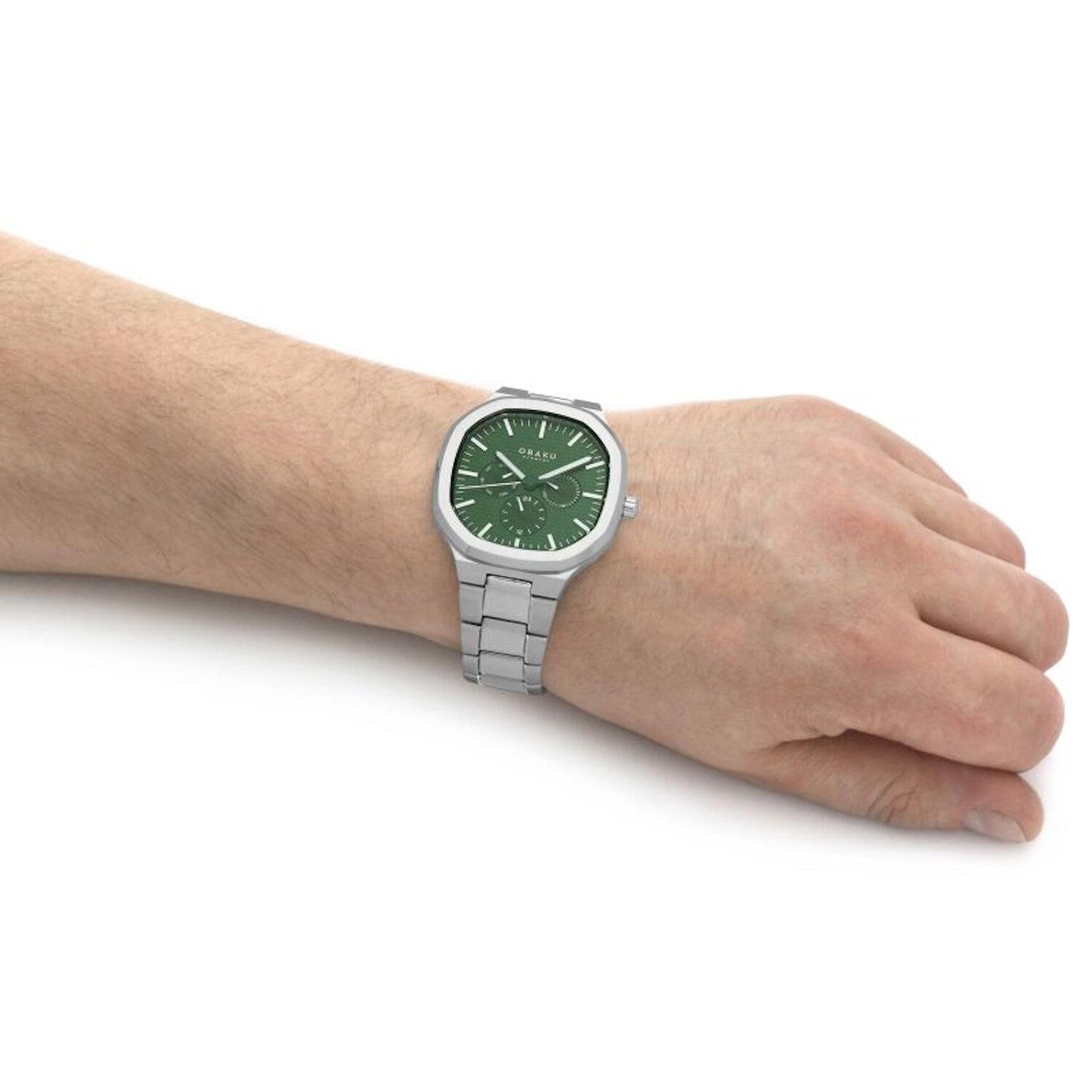 Reloj Obaku Denmark V275GMCESC Men´s Multifunción-Verde