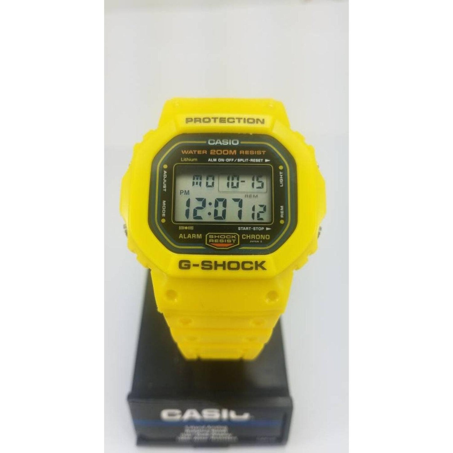 Reloj Casio DW-5600REC-9CR G-shock Youth-Amarillo