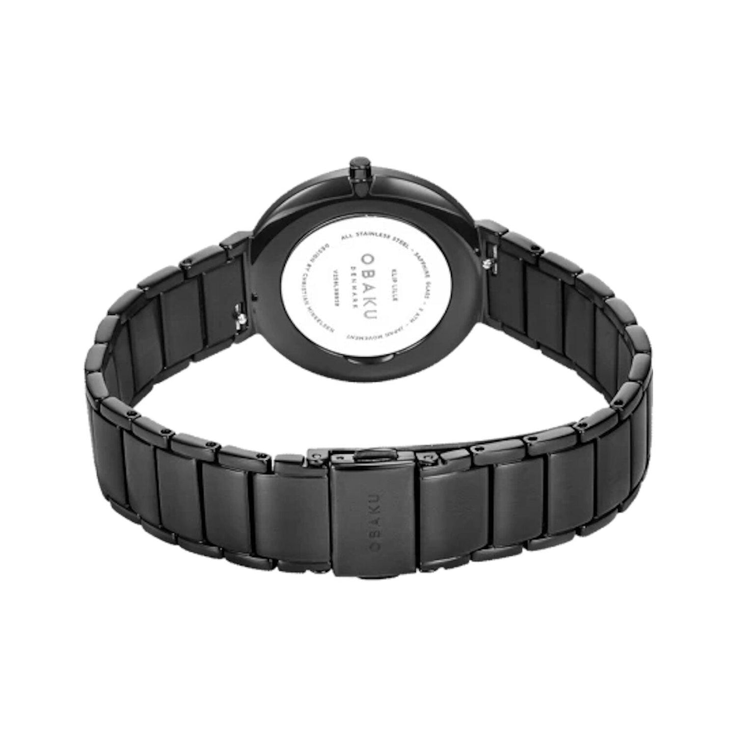 Reloj Obaku Denmark V258LXBBSB Ladies Classic-Negro