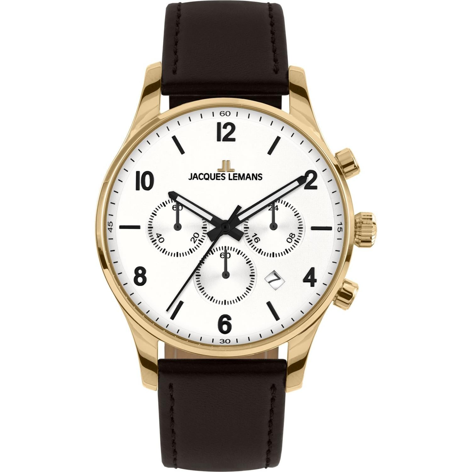 Reloj – Cronógrafo-Café 1-2126E London Jacques Lemans Watch2gomx