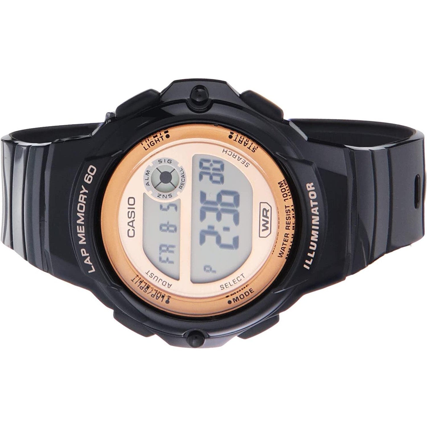 Reloj CASIO LWS-1200H-1AVCF Illuminator Lap memory-Negro