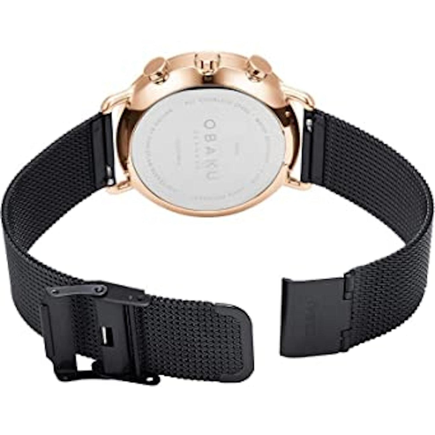 Reloj Obaku Denmark V232GCVBMB Men´s Multifunción-Negro