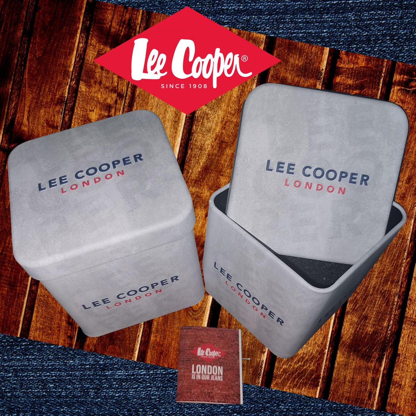 Reloj Lee Cooper LC07318.452 London Multifunción-Negro