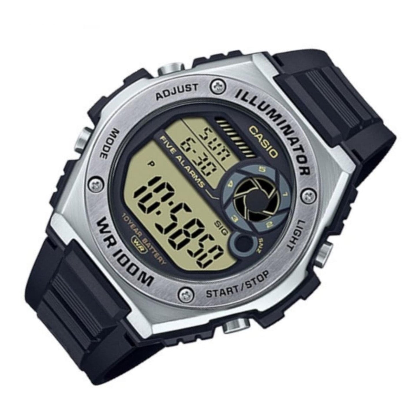 Reloj Casio MWD-100H-9AVCF Classic Caja con acero -Gris