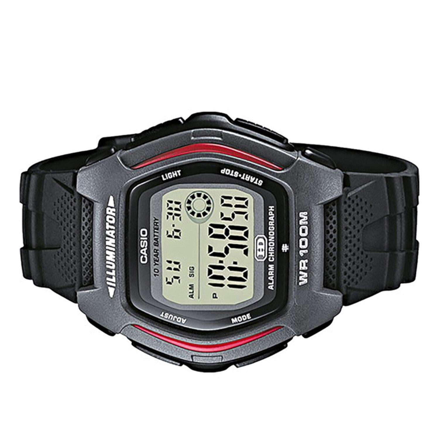 Reloj CASIO HDD-600-1AVCF Illuminator 10 Year Battery-Negro