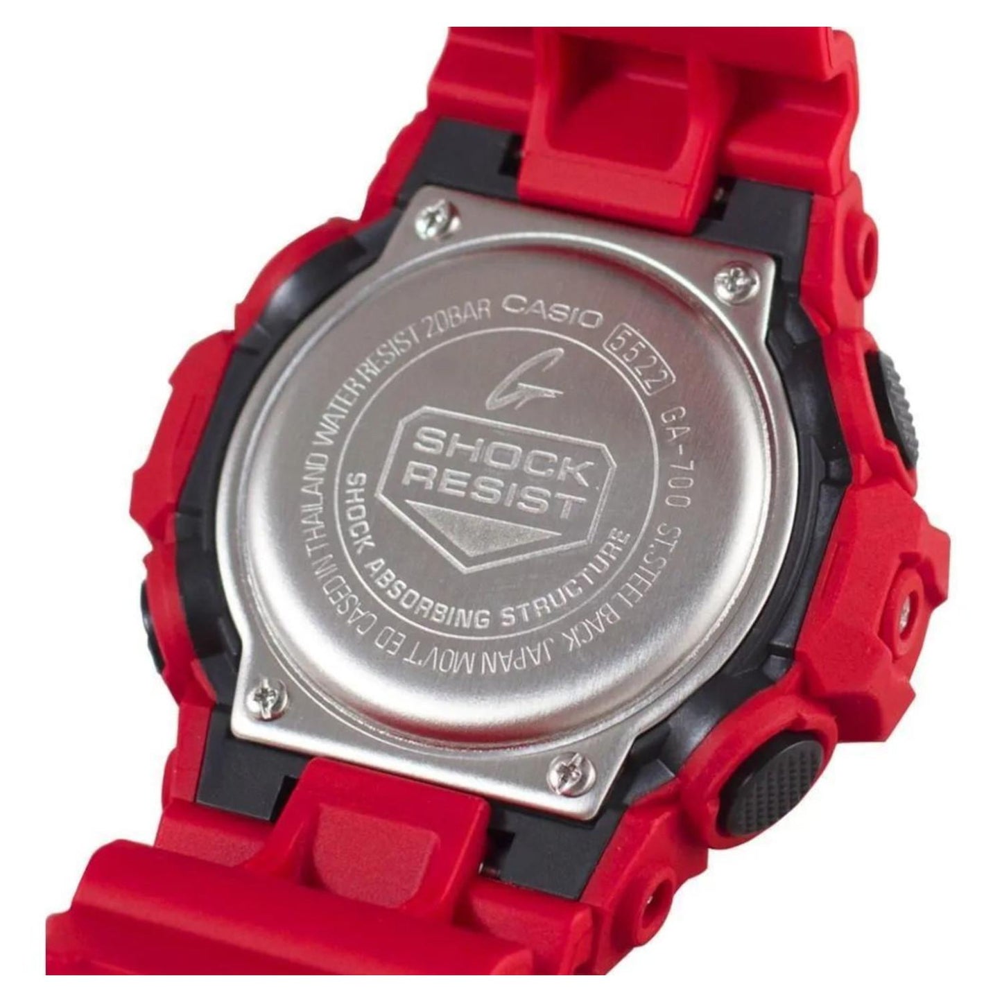 Reloj G-SHOCK GA-700-4ASF Iluminator-Rojo