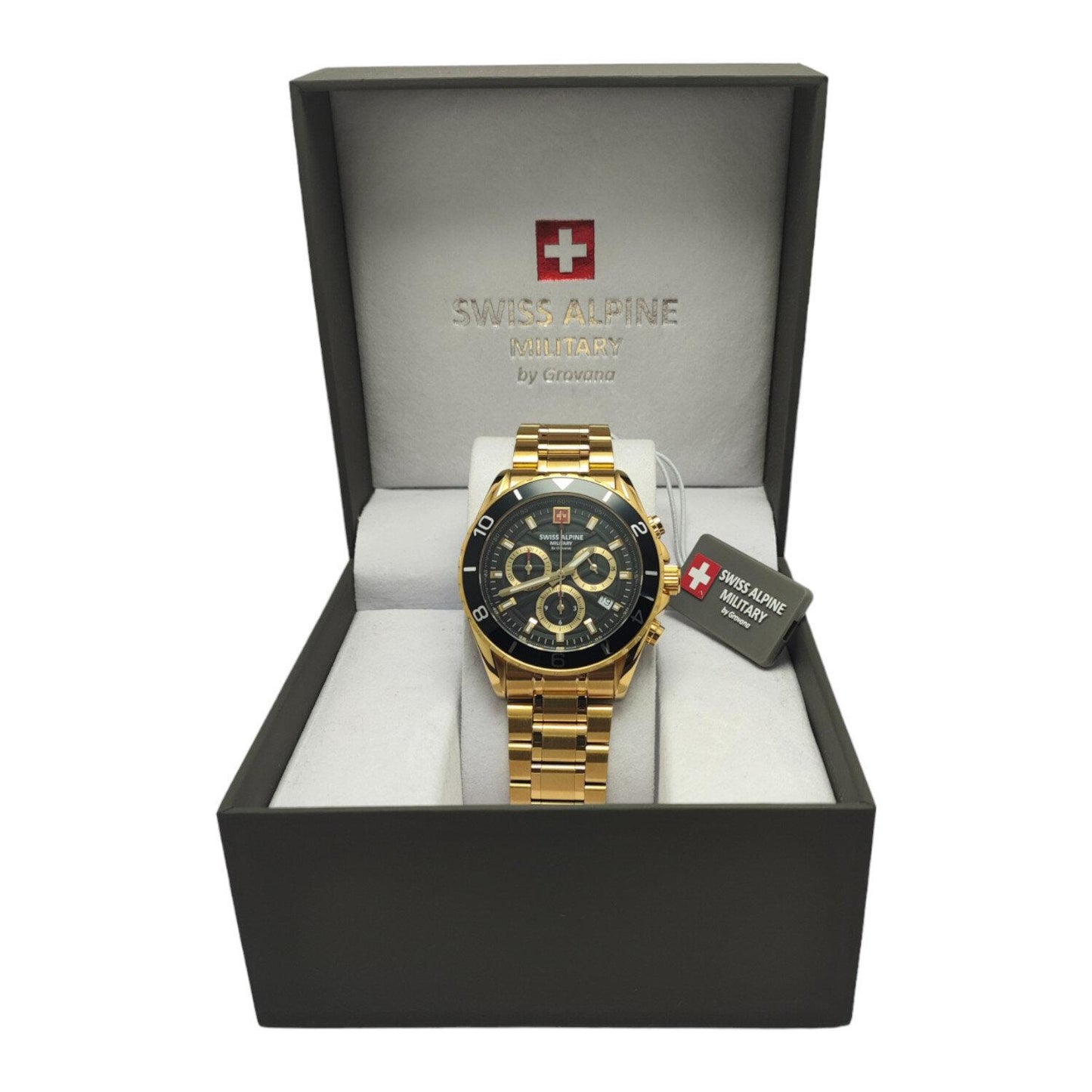 Reloj SWISS ALPINE MILITARY 7073.9117SAM Sentinel Classic-Dorado