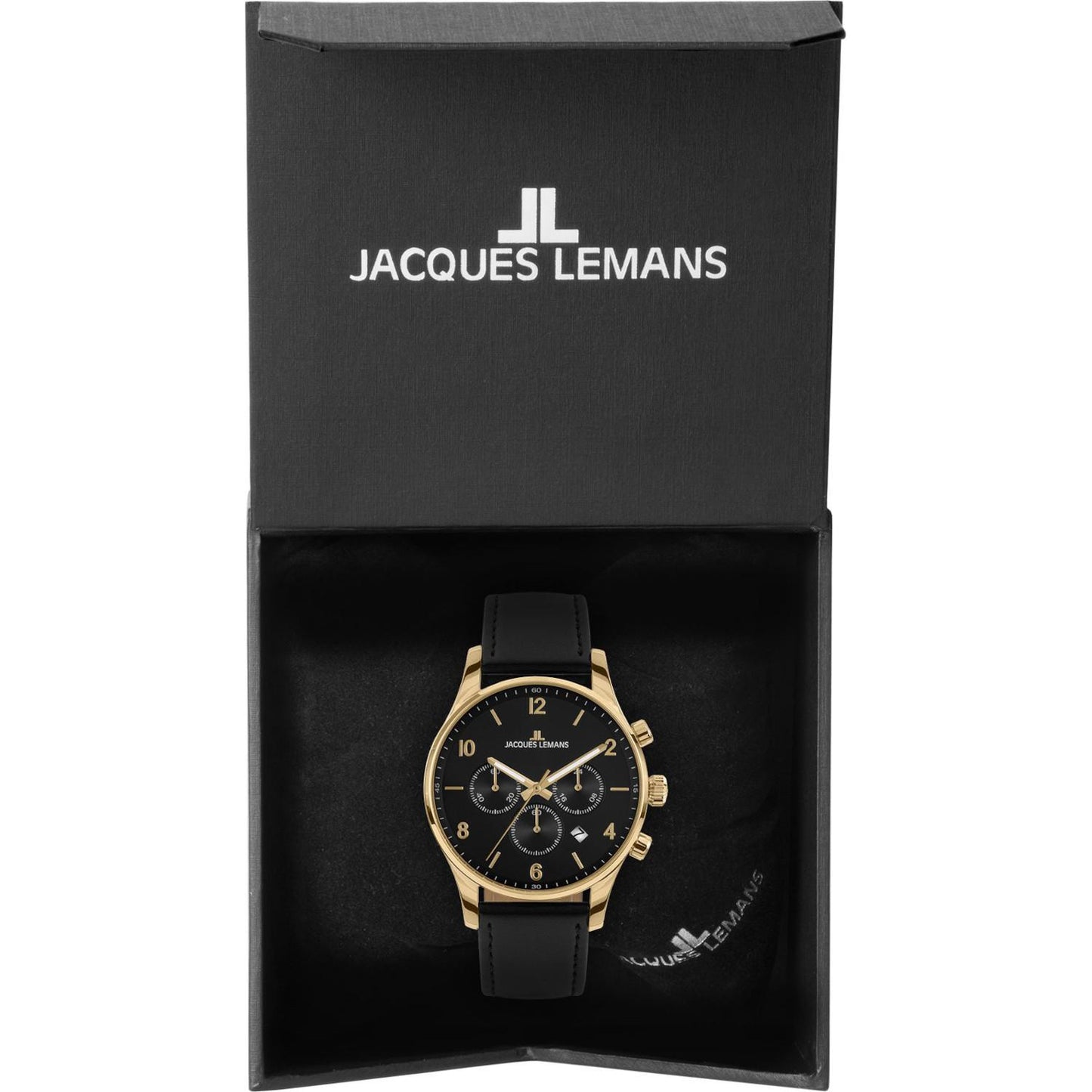 Reloj Jacques Lemans 1-2126D London Cronógrafo-Negro