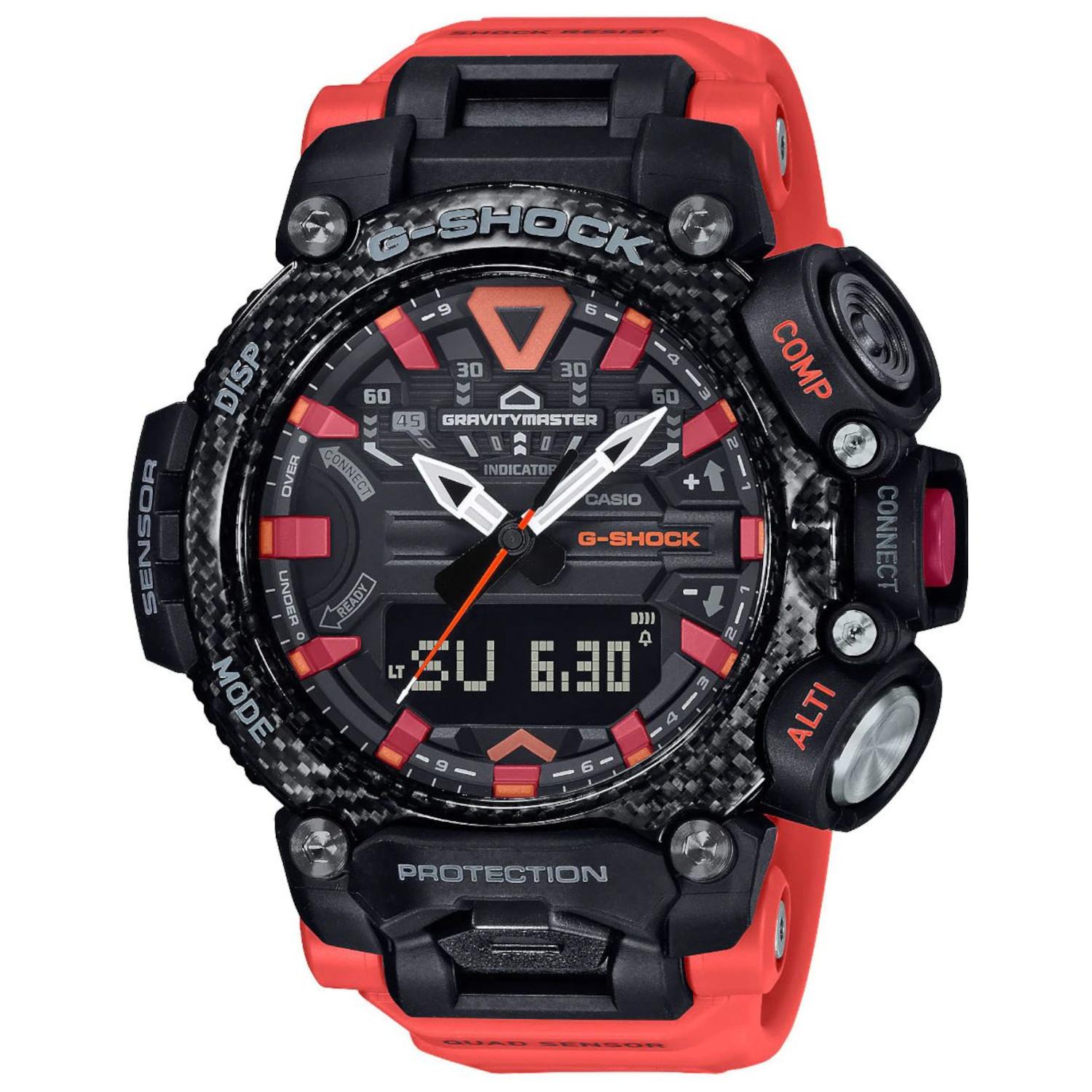 Reloj g shock fashion rojo militar