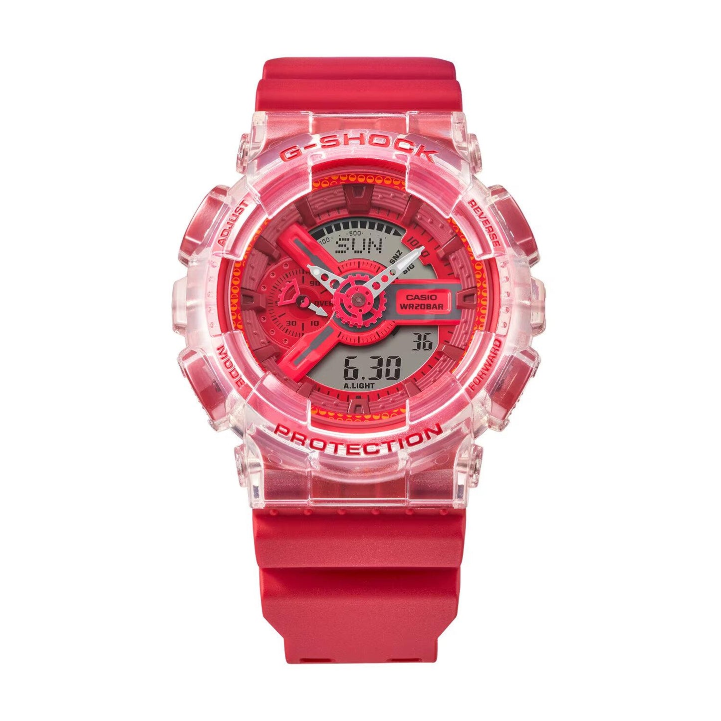Reloj Casio GA-110GL-4ACR G-Shock Lucky Drop -Rojo