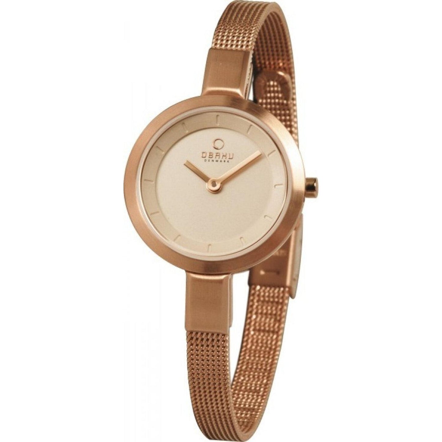 Reloj Obaku Denmark V129LXVVMV1 Ladies Classic-Oro Rosa