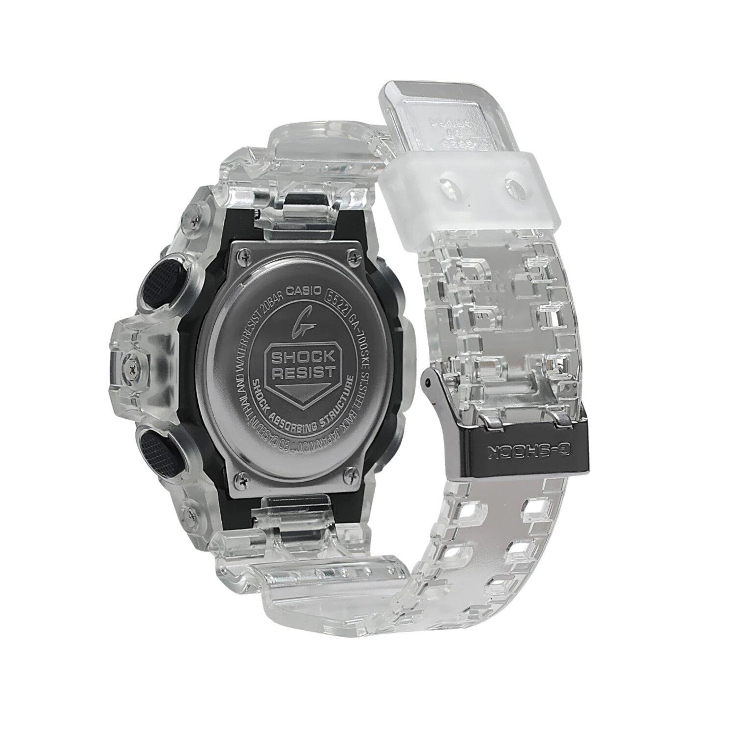 Reloj Casio GA-700SKE-7ACR Illuminator Multifunción-Blanco
