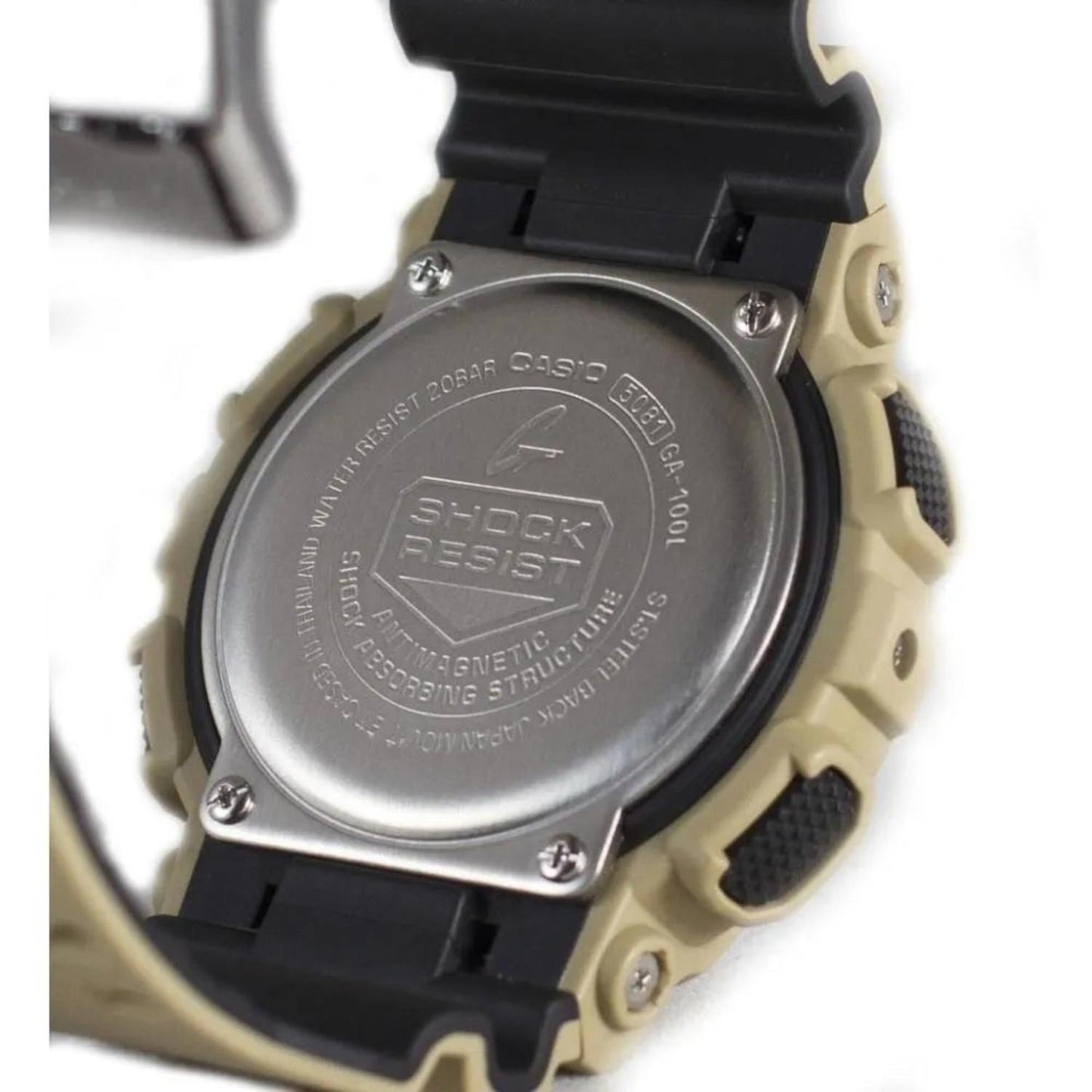 Reloj G-SHOCK GA-100L-8ACR Shock Resist-Beige