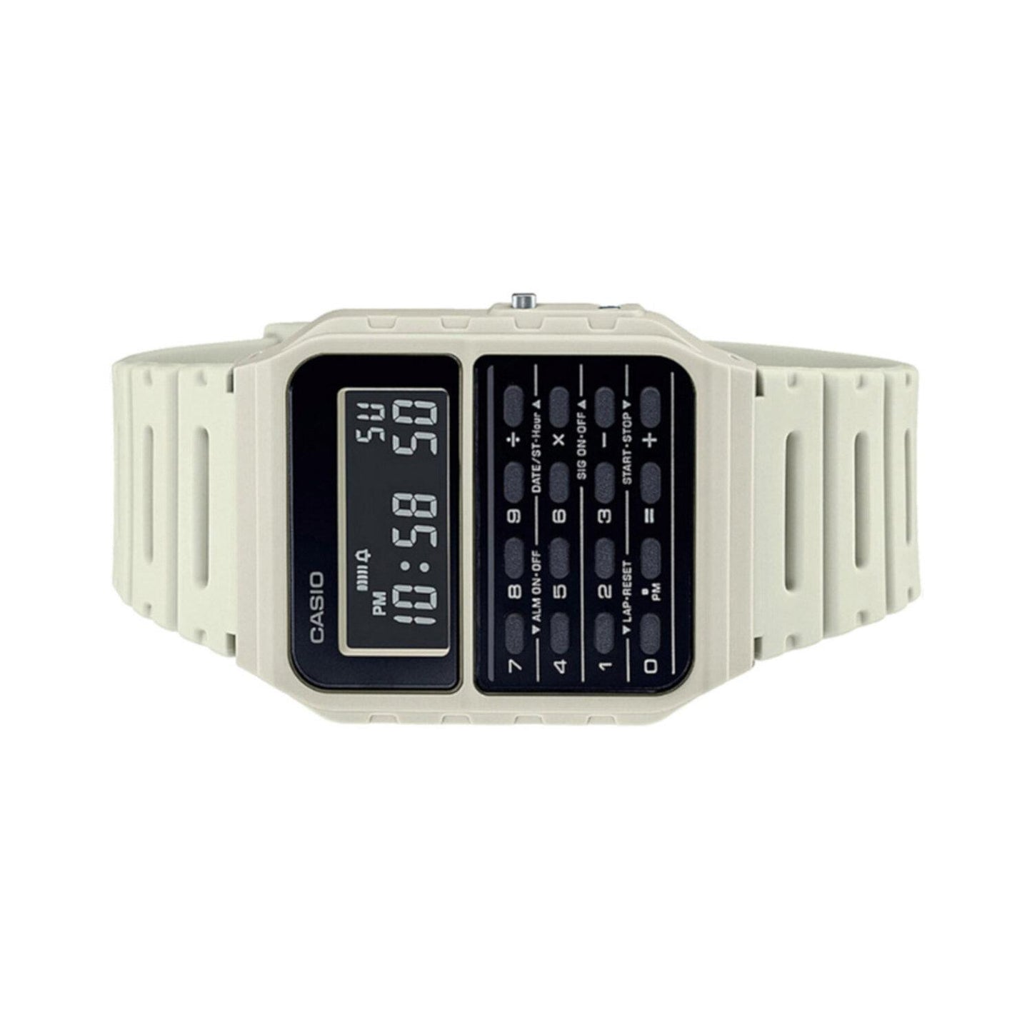 Reloj Casio CA-53WF-8BCF Calculadora Hora Dual-Blanco