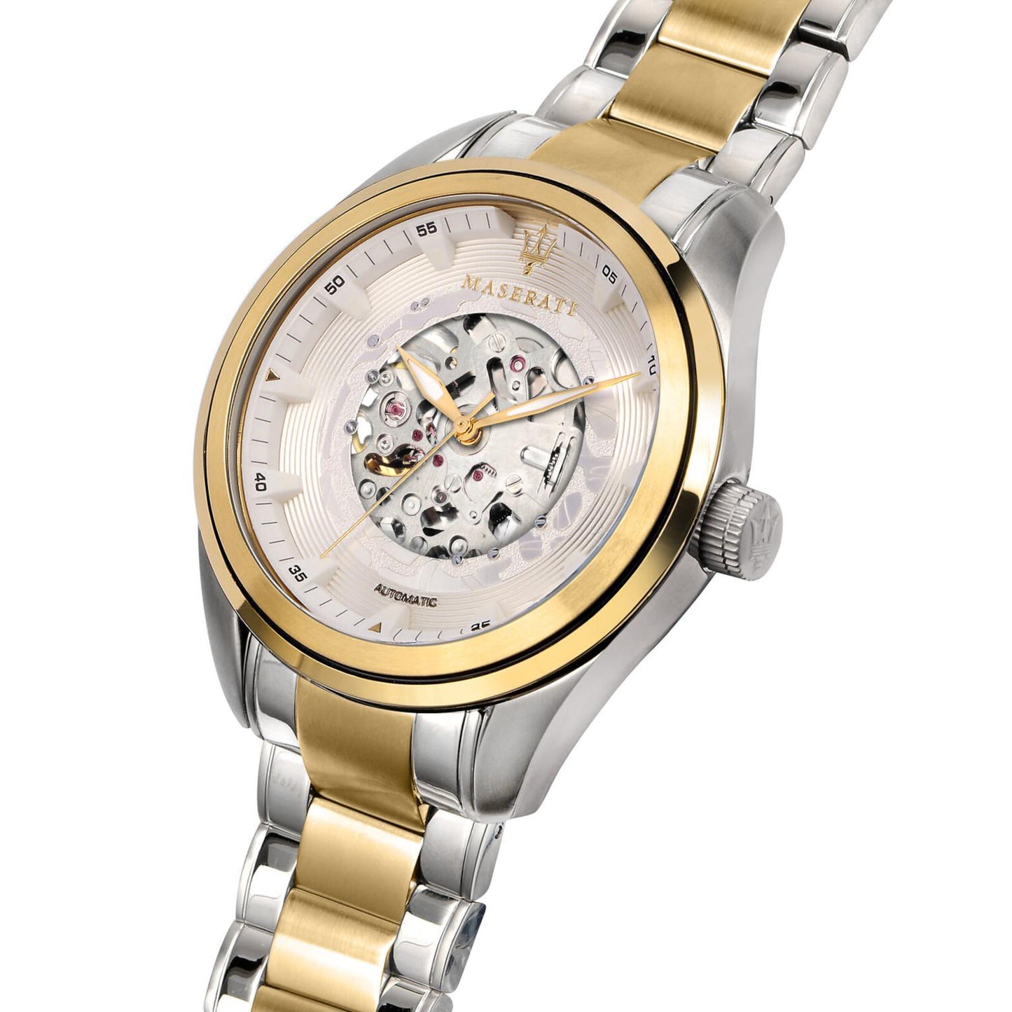 Reloj Maserati R8823112003 Traguardo Skeleton-Dorado