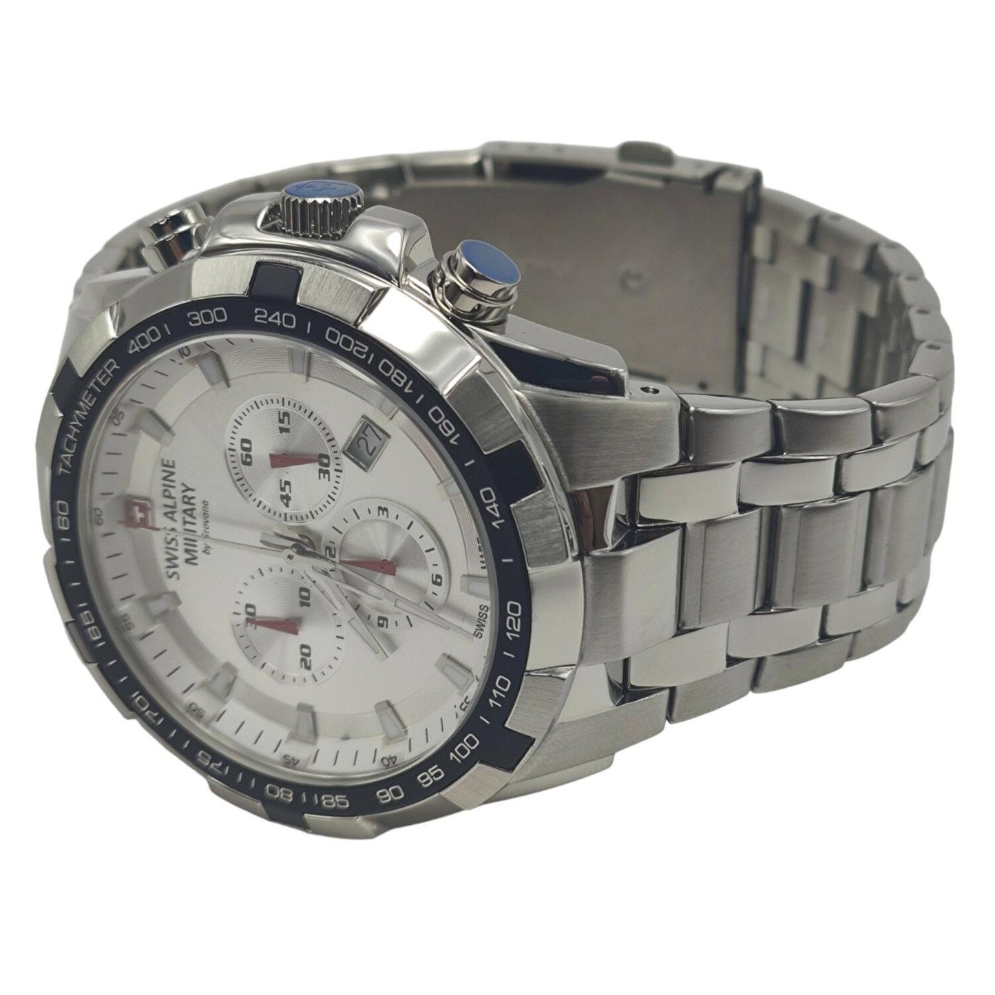 Reloj SWISS ALPINE MILITARY 7043.9132SAM Star Fighter Classic-Acero