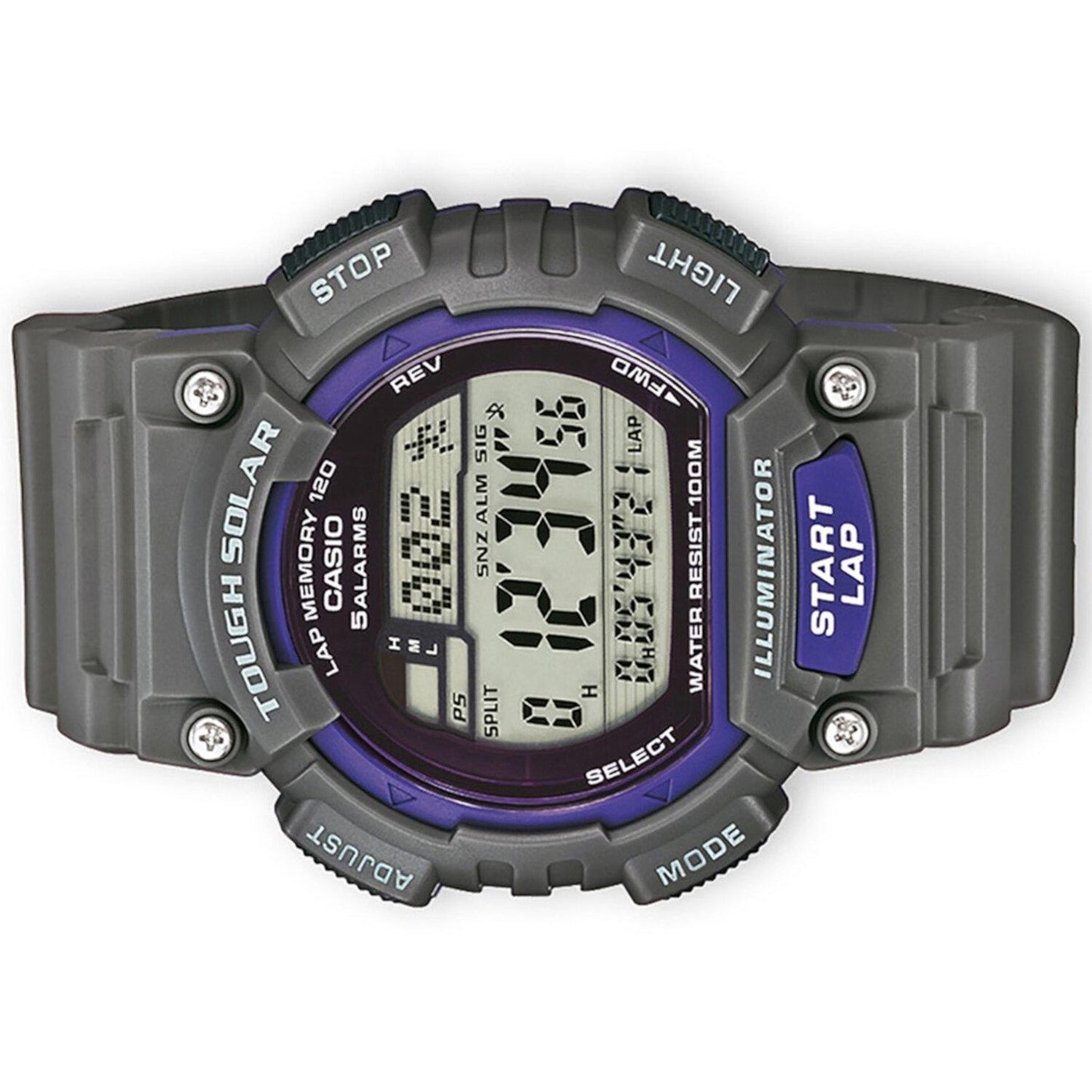 Reloj CASIO STL-S100H-8AVCF Tough Solar Lap Memory 120-Gris