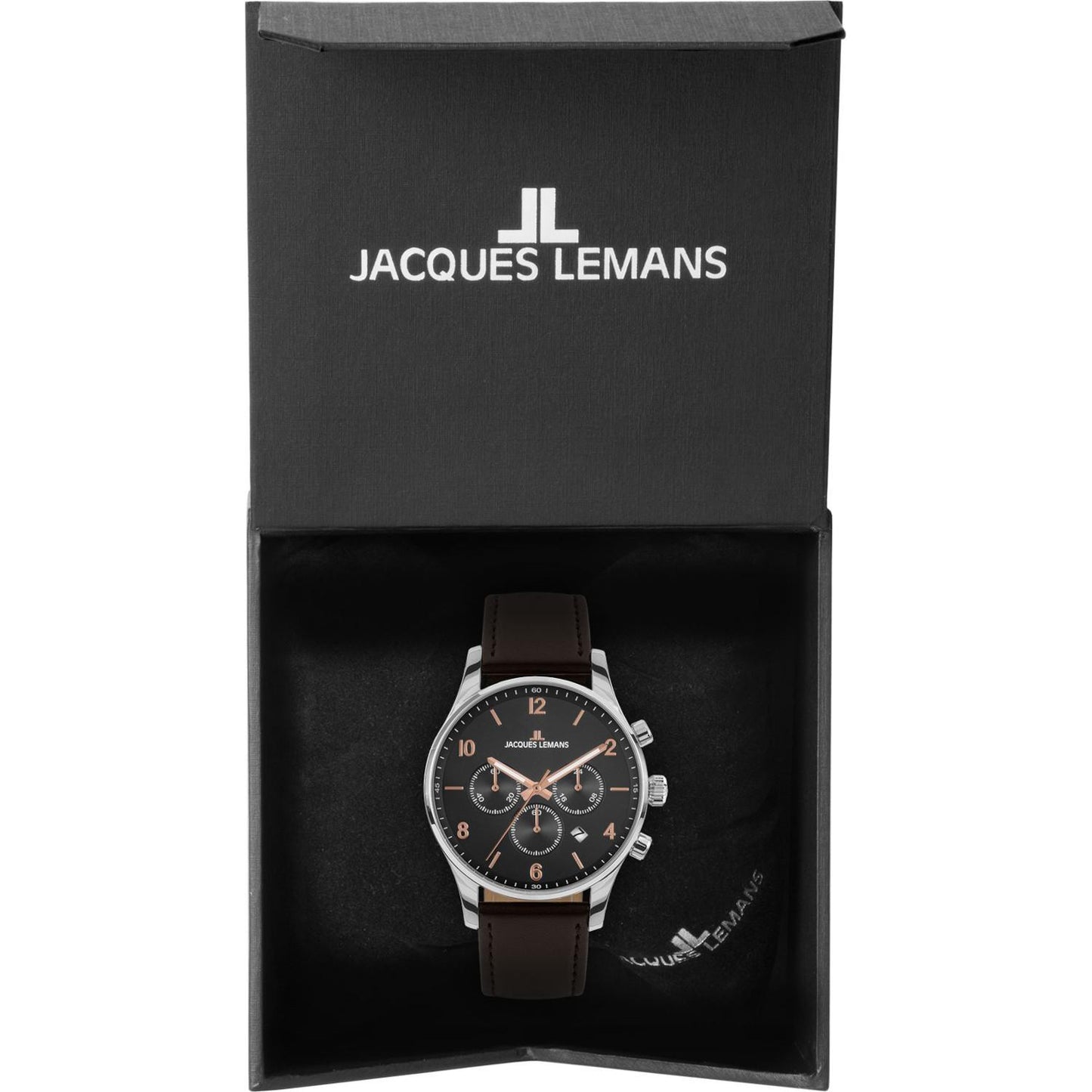 Reloj Jacques Lemans 1-2126F London Cronógrafo-Café