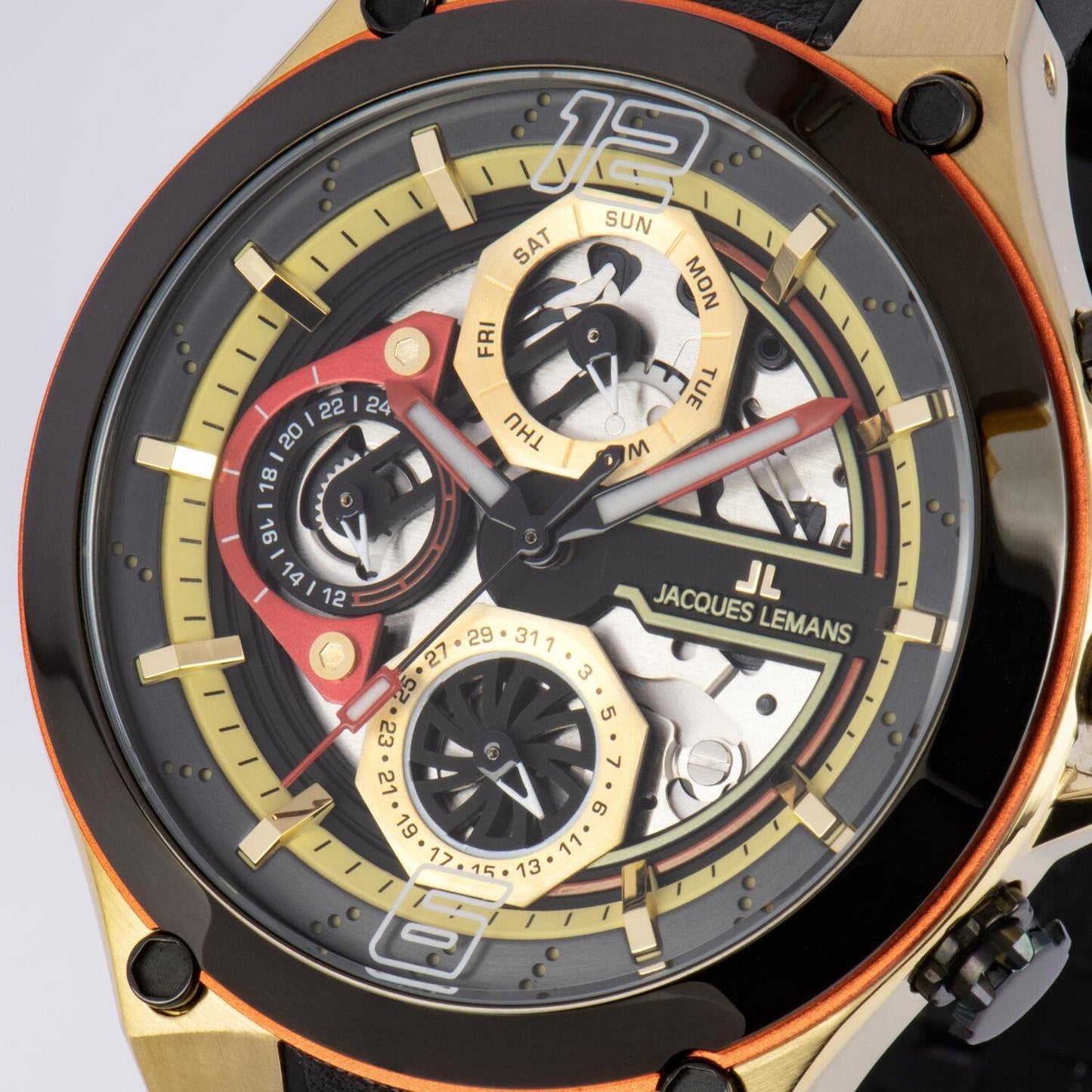 Reloj Jacques Lemans 1-2150C Manchester Multifunción-Negro