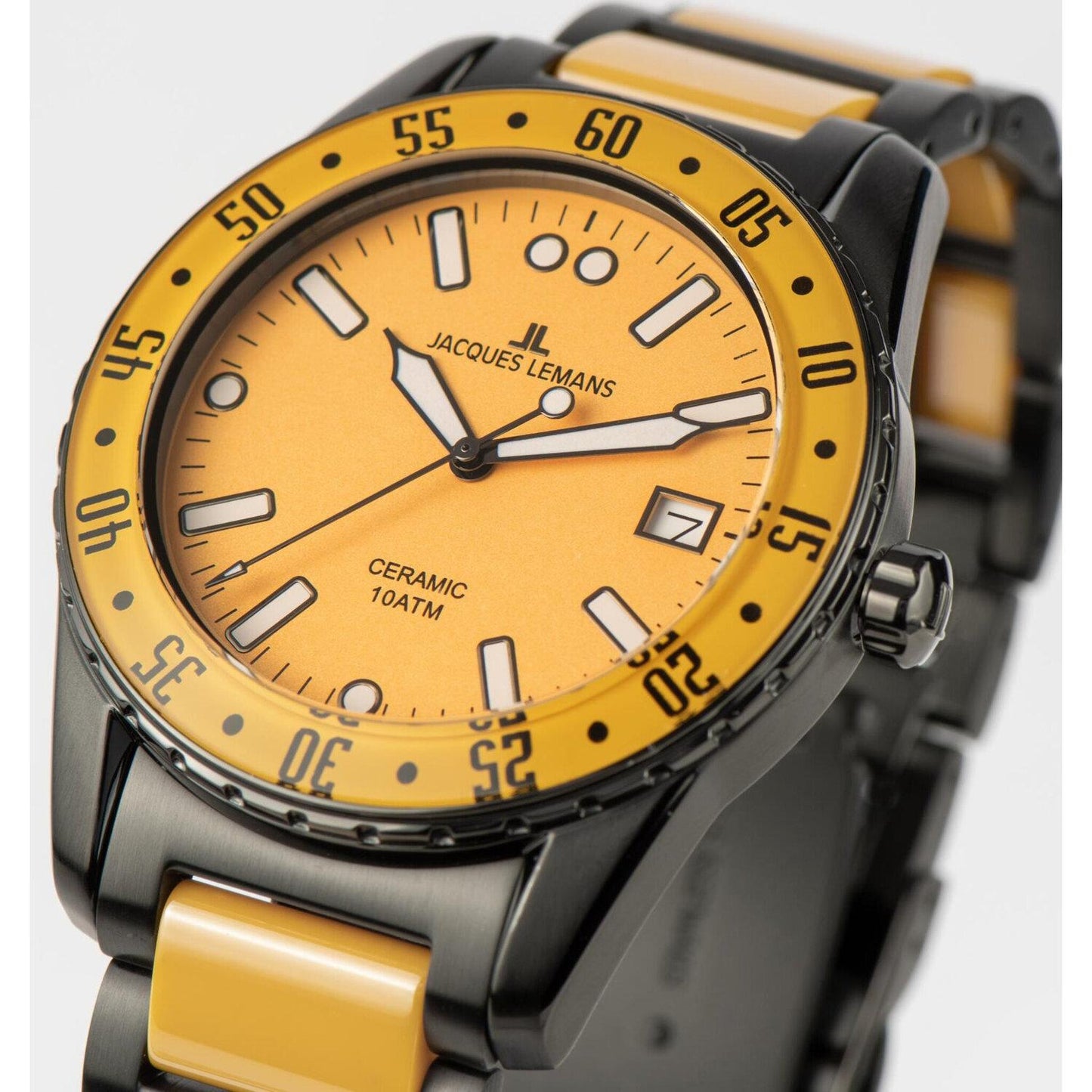 Reloj Jacques Lemans 42-10I Men´s Con fecha-Amarillo