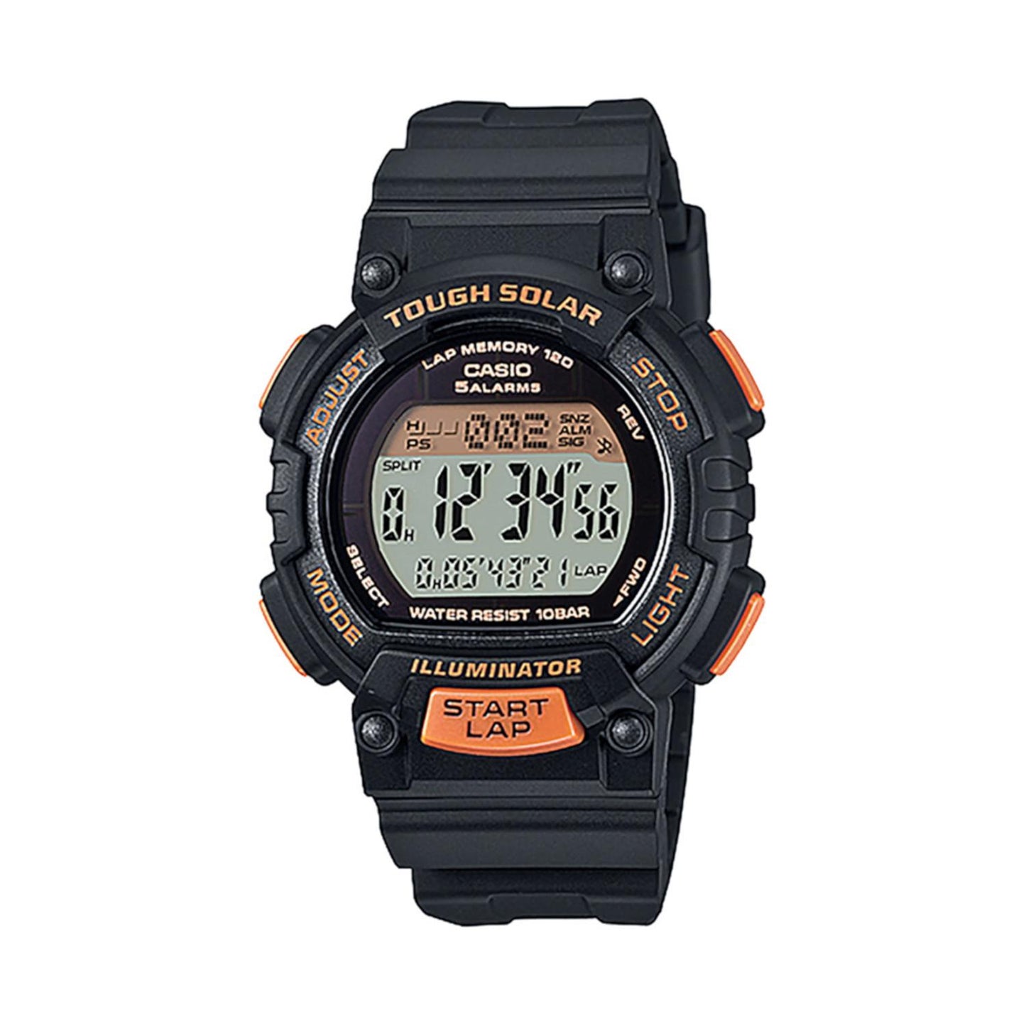 Reloj CASIO STL-S300H-1BCF Tough Solar Lap Memory 100-Negro