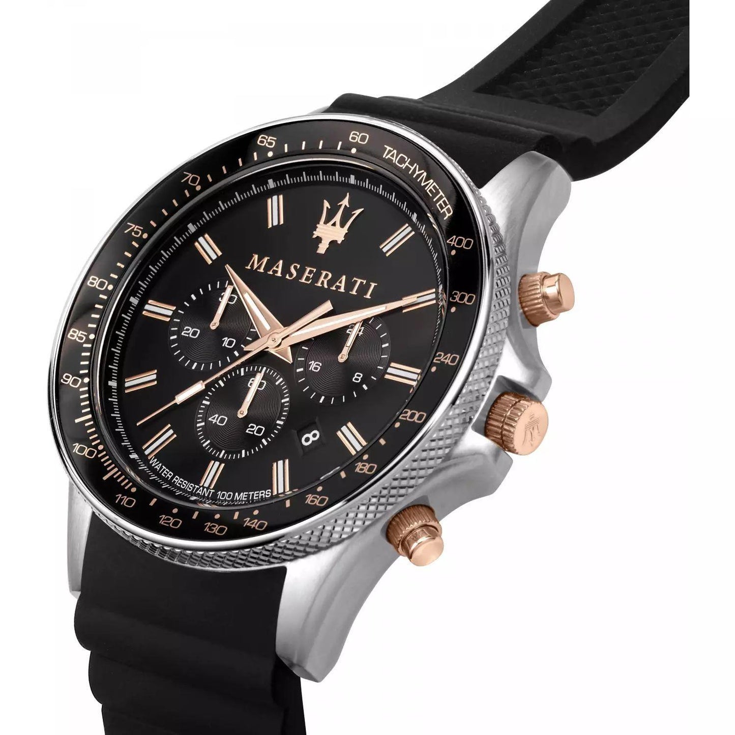 Reloj Maserati R8871640002 Maserati Sfida Cronógrafo-Negro