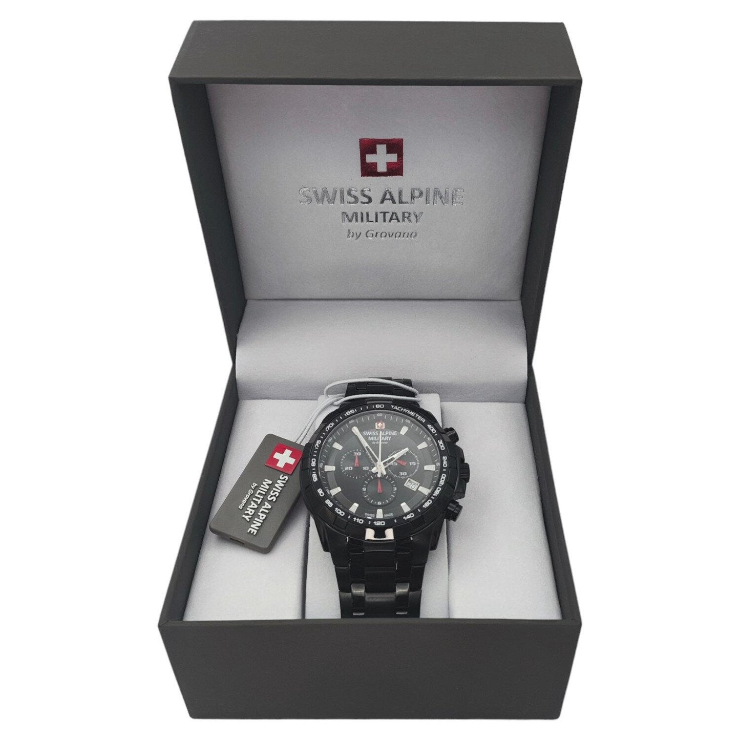 Reloj SWISS ALPINE MILITARY 7043.9177SAM Star Fighter Classic-Negro