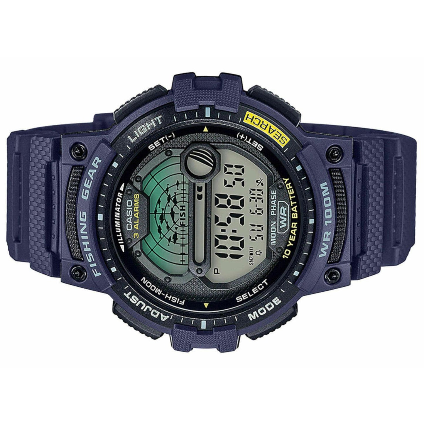 Reloj CASIO WS-1200H-2AVCF Fishing Gear Illuminator-Azul