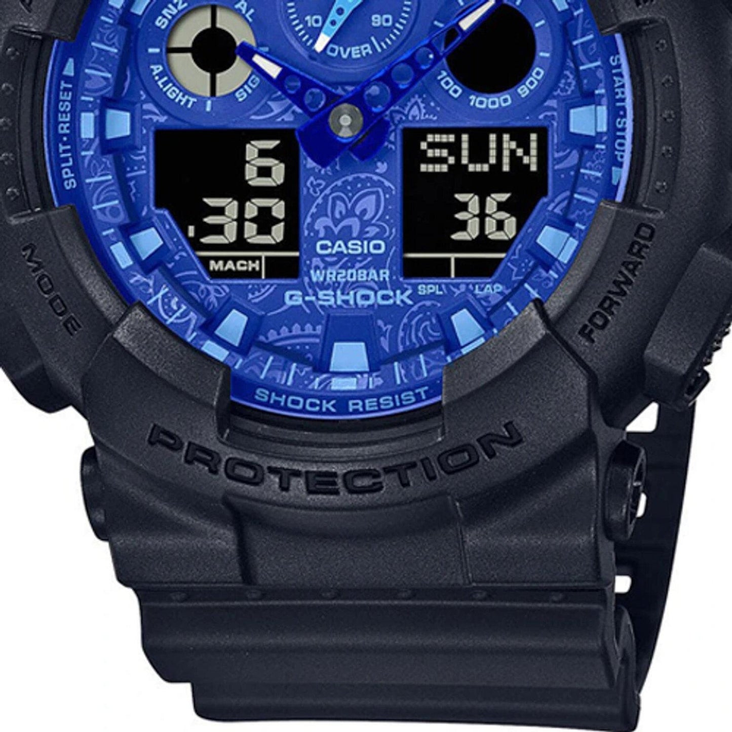 Reloj G-SHOCK GA-100BP-1ACR PROTECTION-Negro