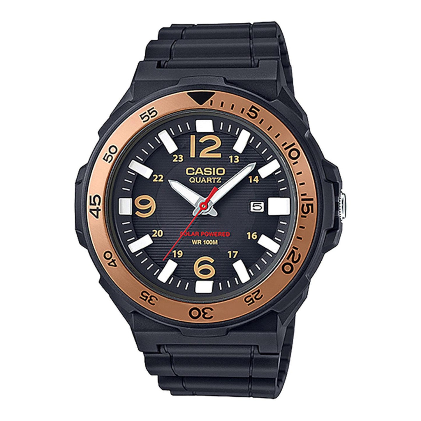 Reloj CASIO MRW-S310H-9BVCF Diver-look Solar Powered-Negro